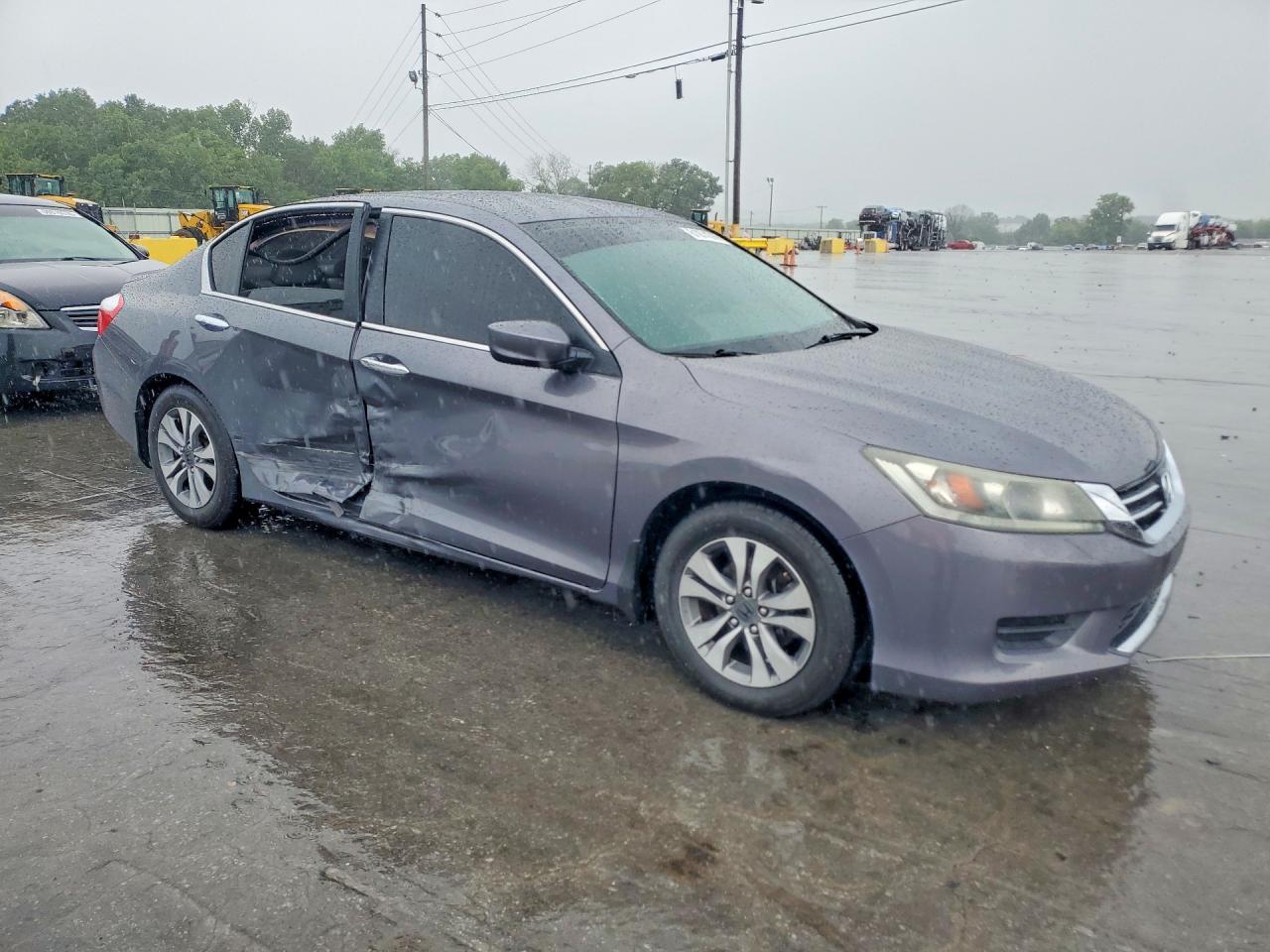 2014 Honda Accord Lx Серый vin: 1HGCR2F36EA119786
