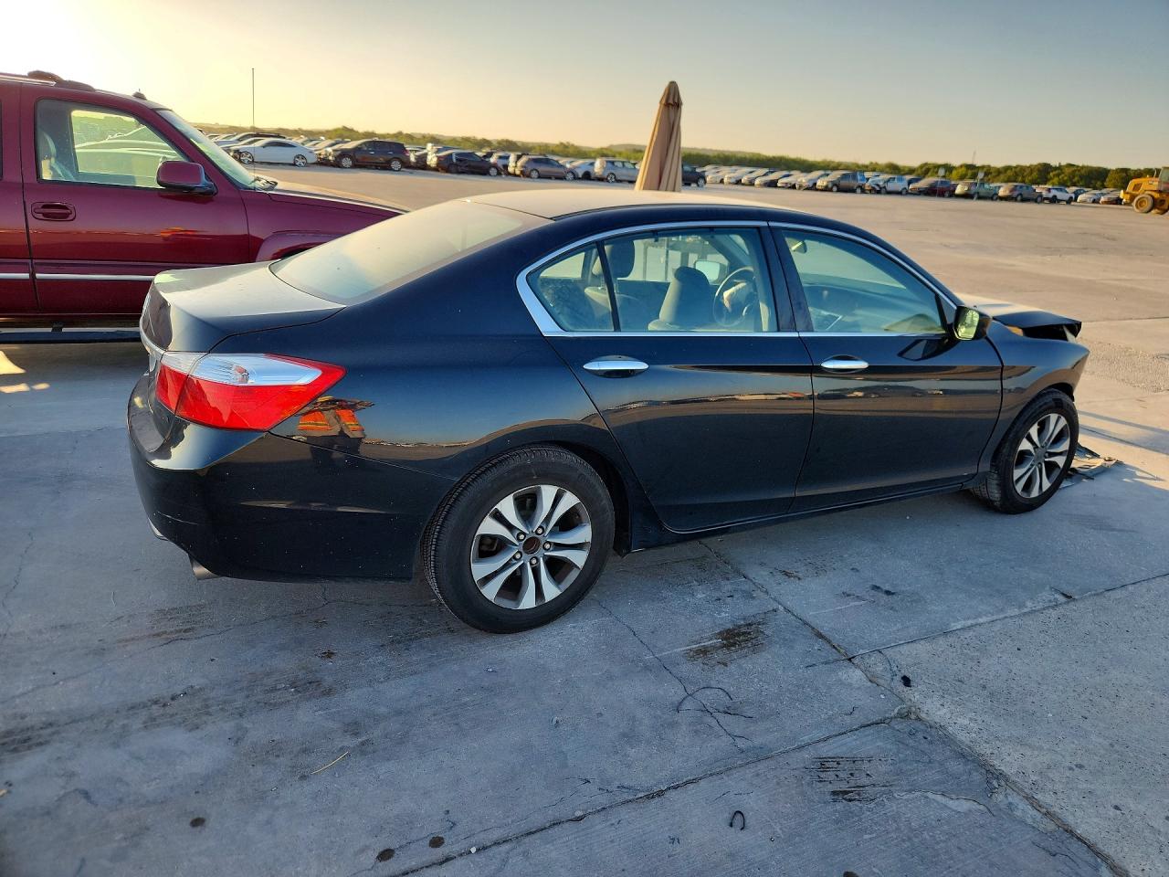 2014 Honda Accord Lx Черный vin: 1HGCR2F36EA132019