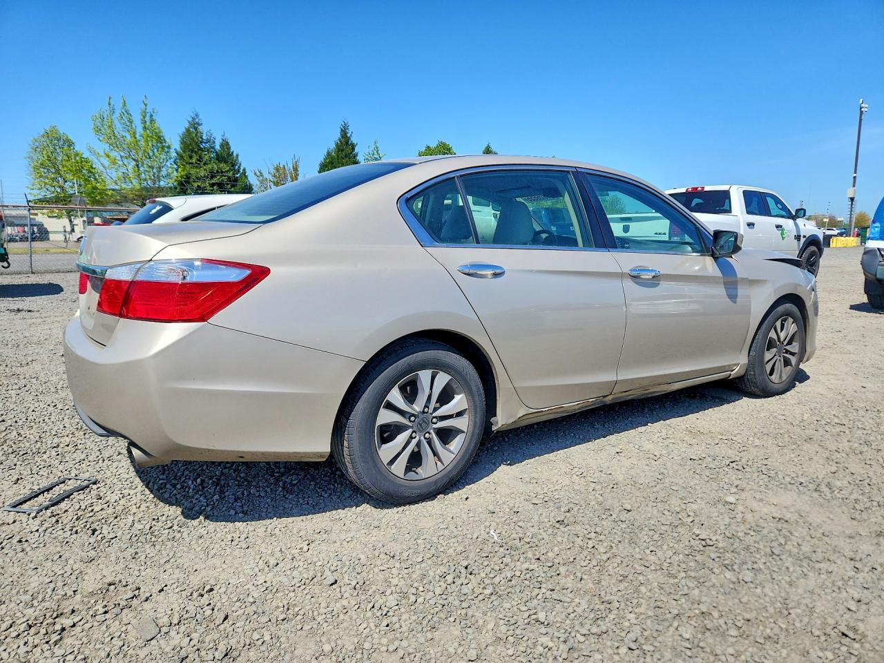2014 Honda Accord Lx Золотой vin: 1HGCR2F36EA134028