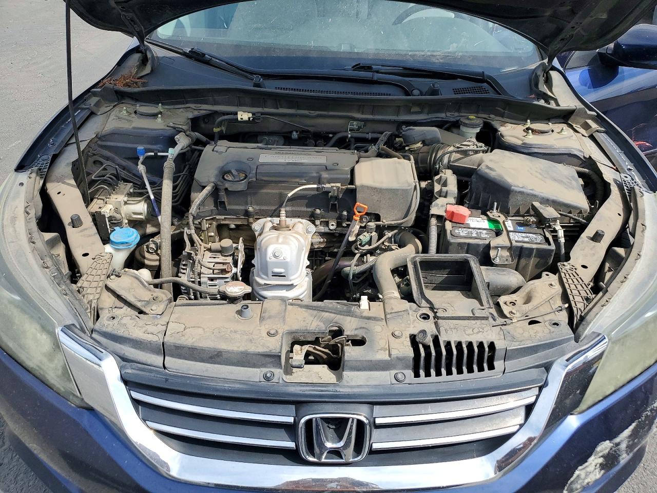 2014 Honda Accord Lx Blue vin: 1HGCR2F36EA146857