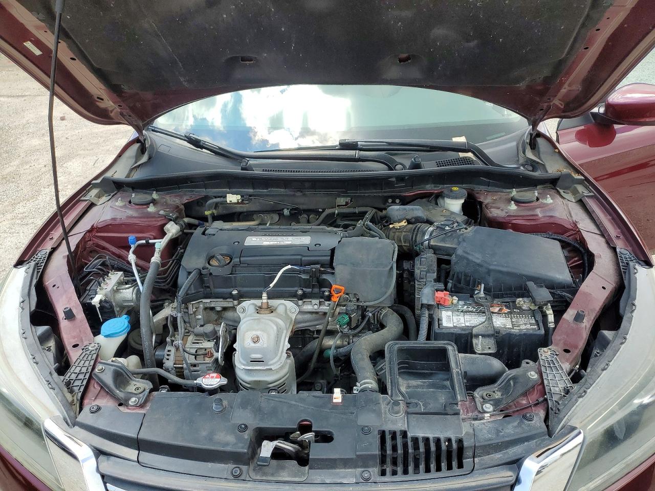 2014 Honda Accord Lx Бордовый vin: 1HGCR2F36EA162301