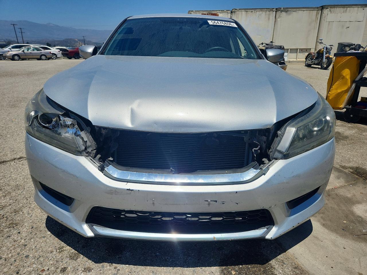 2014 Honda Accord Lx Silver vin: 1HGCR2F36EA166378