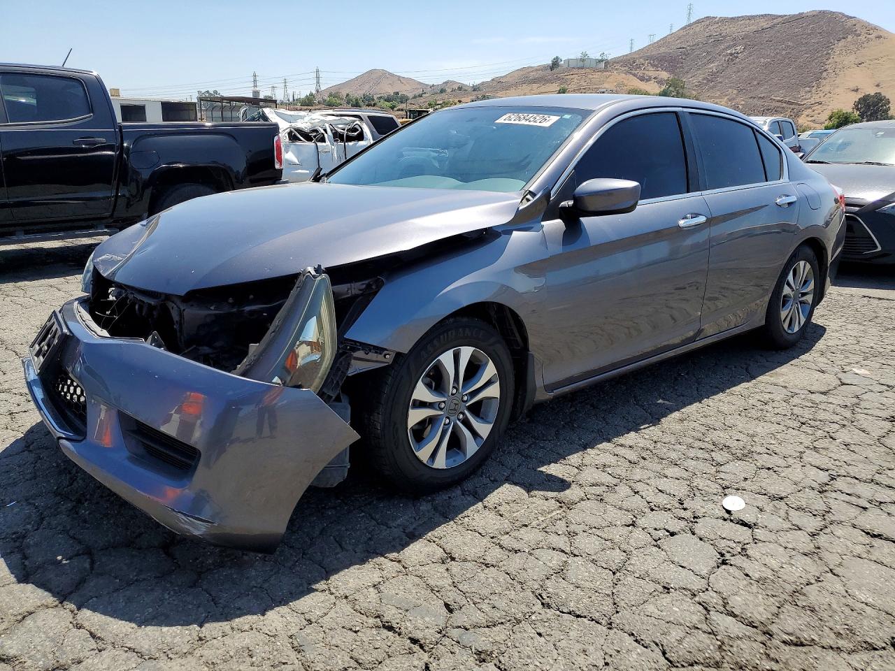 2014 Honda Accord Lx Silver vin: 1HGCR2F36EA184007