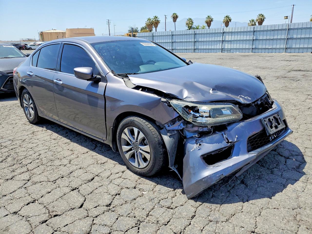 2014 Honda Accord Lx Silver vin: 1HGCR2F36EA184007