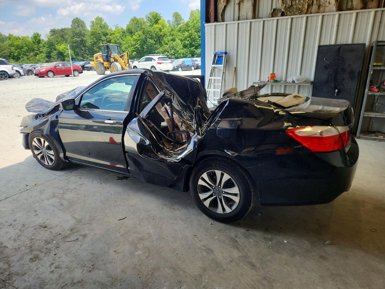 2014 Honda Accord Lx Black vin: 1HGCR2F36EA217975