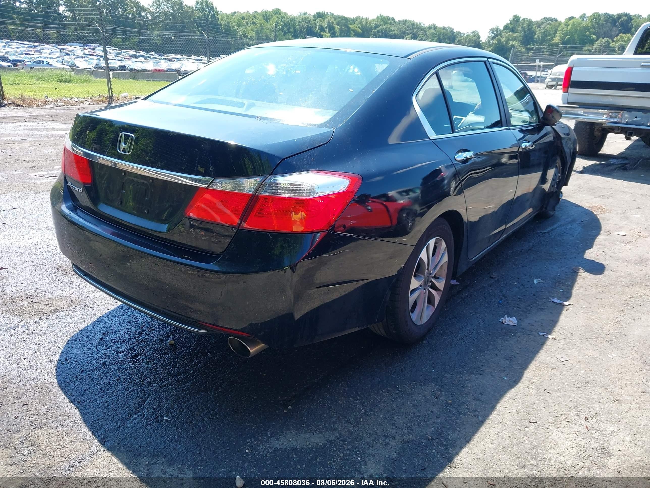 2014 Honda Accord Lx Black vin: 1HGCR2F36EA258039