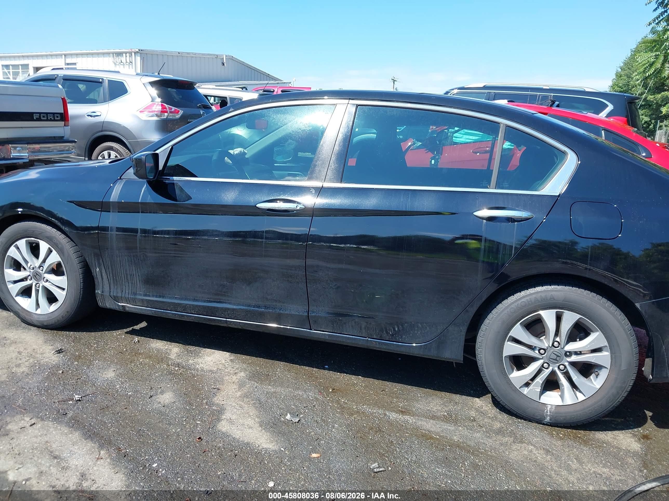 2014 Honda Accord Lx Black vin: 1HGCR2F36EA258039