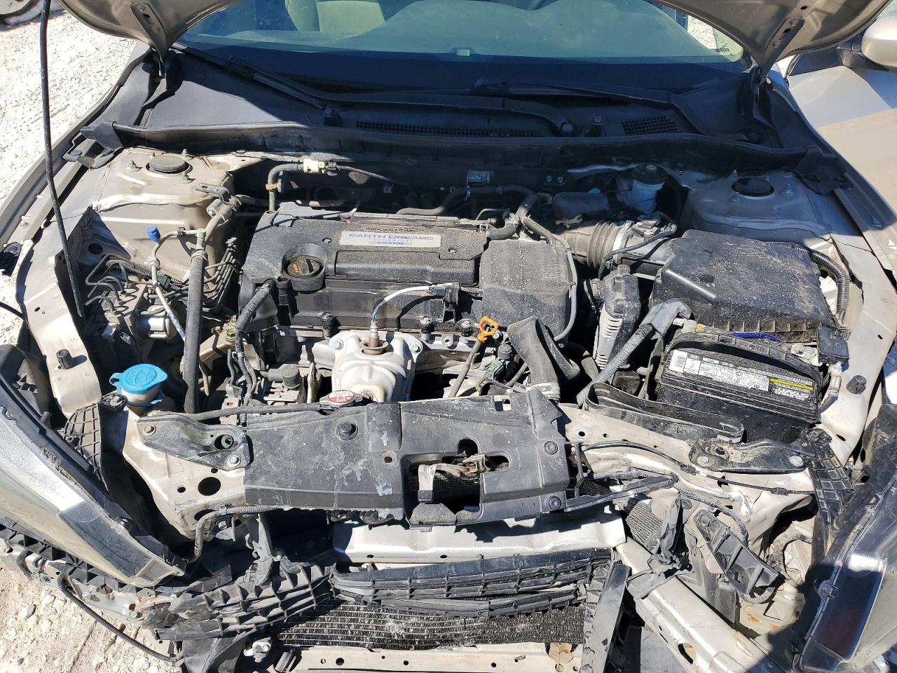 2014 Honda Accord Lx Beige vin: 1HGCR2F36EA299481