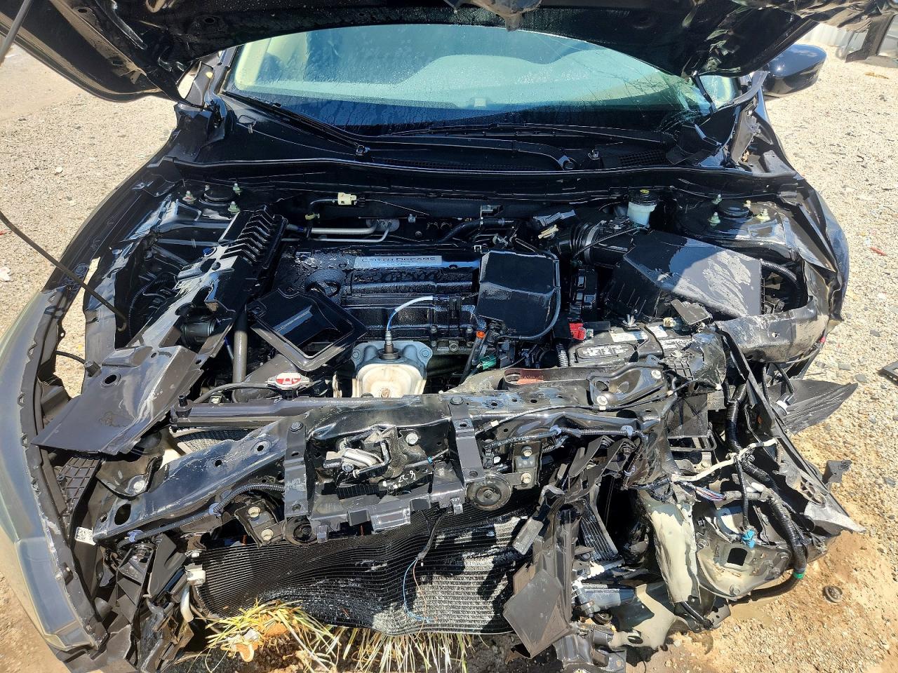 2015 Honda Accord Lx Черный vin: 1HGCR2F36FA009502