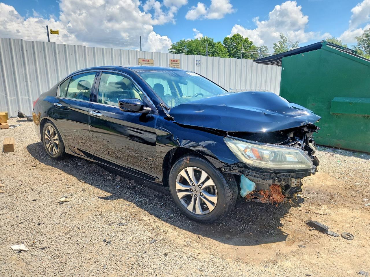 2015 Honda Accord Lx Черный vin: 1HGCR2F36FA009502