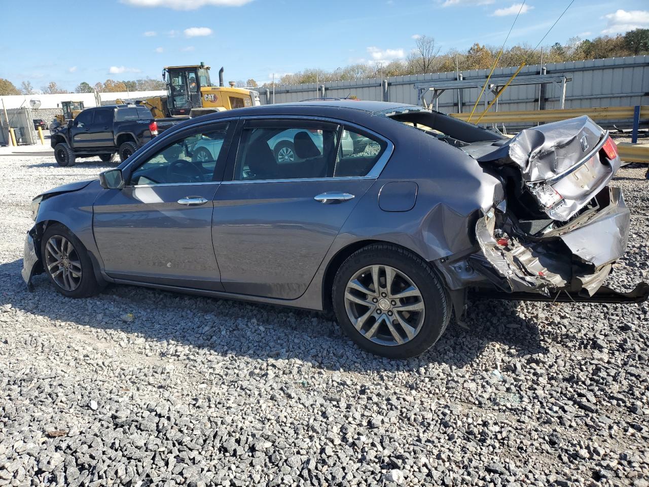 2015 Honda Accord Lx Gray vin: 1HGCR2F36FA019091