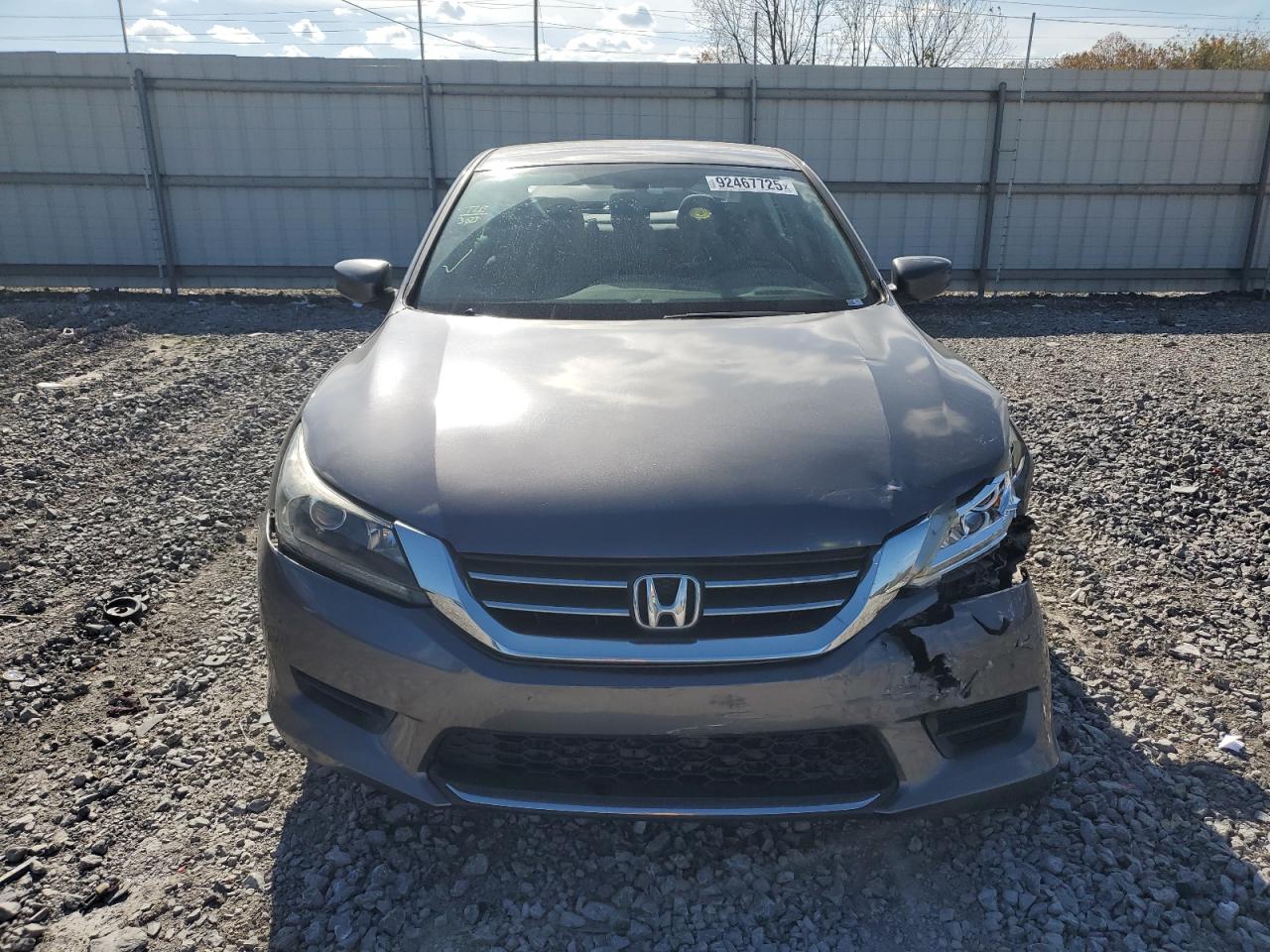 2015 Honda Accord Lx Gray vin: 1HGCR2F36FA019091