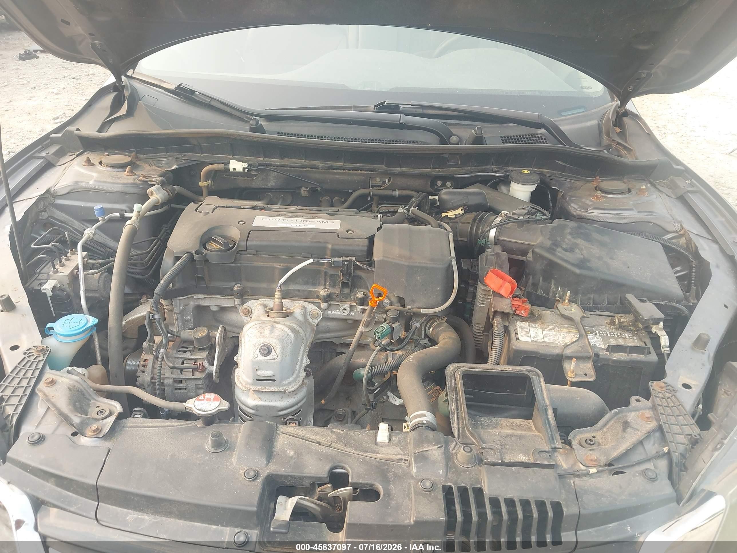 2015 Honda Accord Lx Серый vin: 1HGCR2F36FA050633