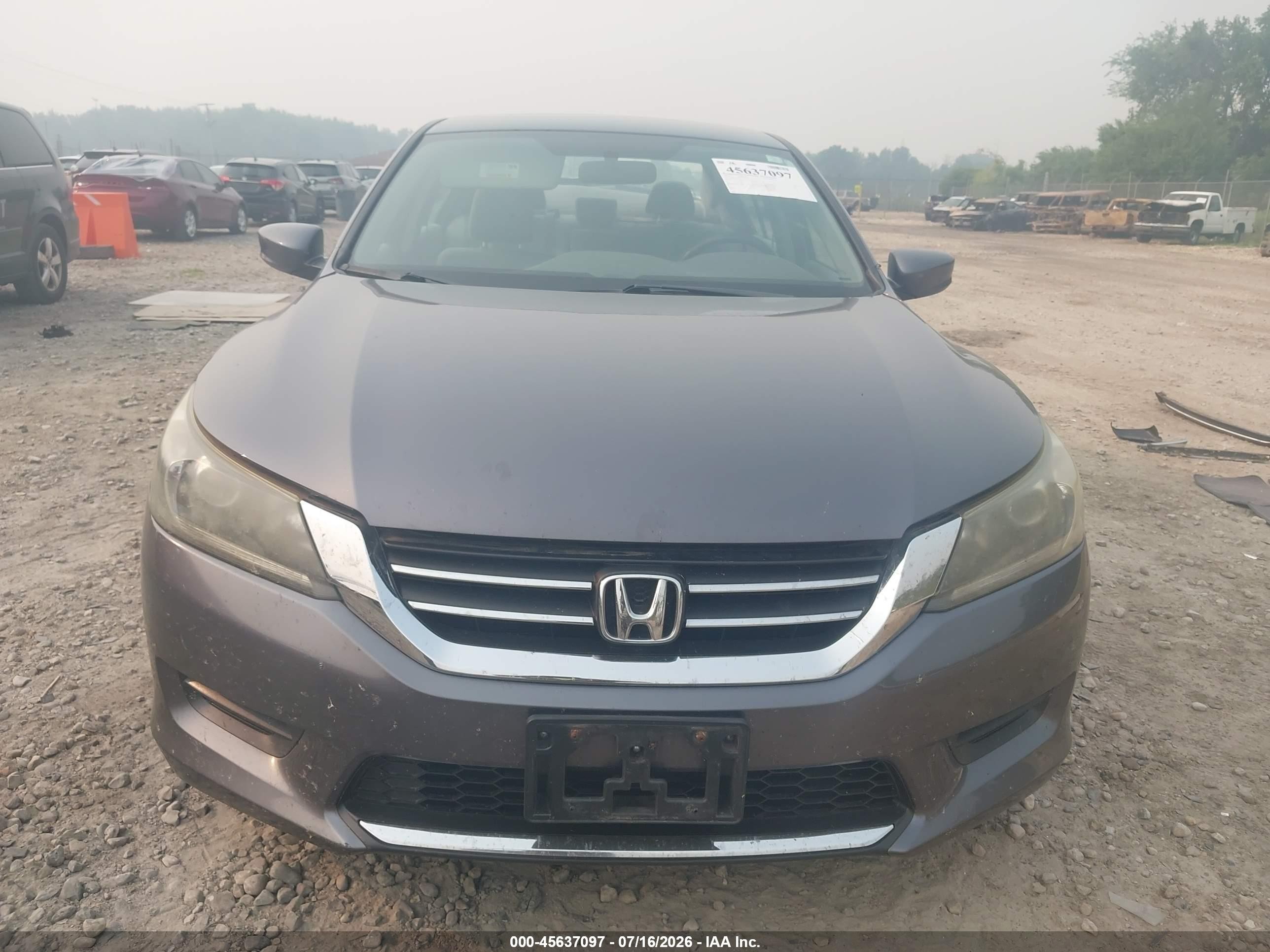 2015 Honda Accord Lx Серый vin: 1HGCR2F36FA050633