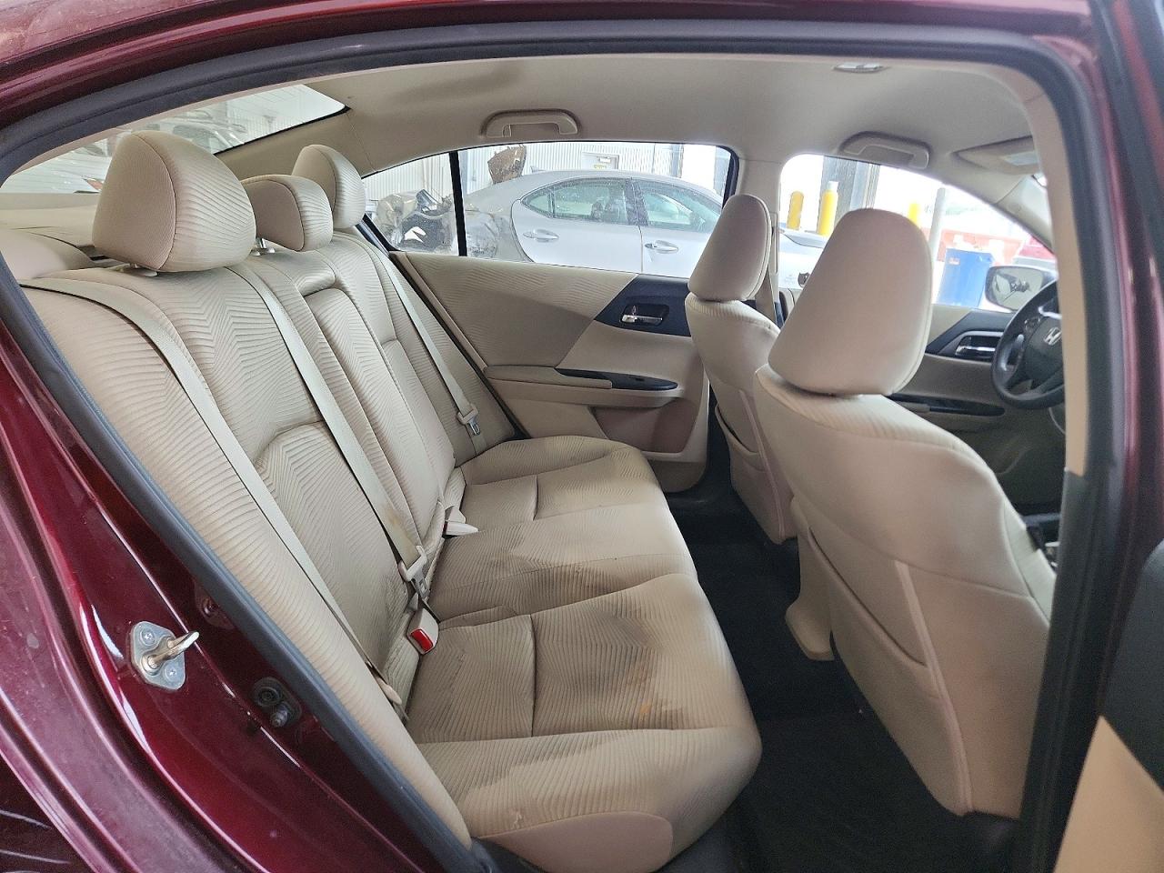 2015 Honda Accord Lx Maroon vin: 1HGCR2F36FA055301