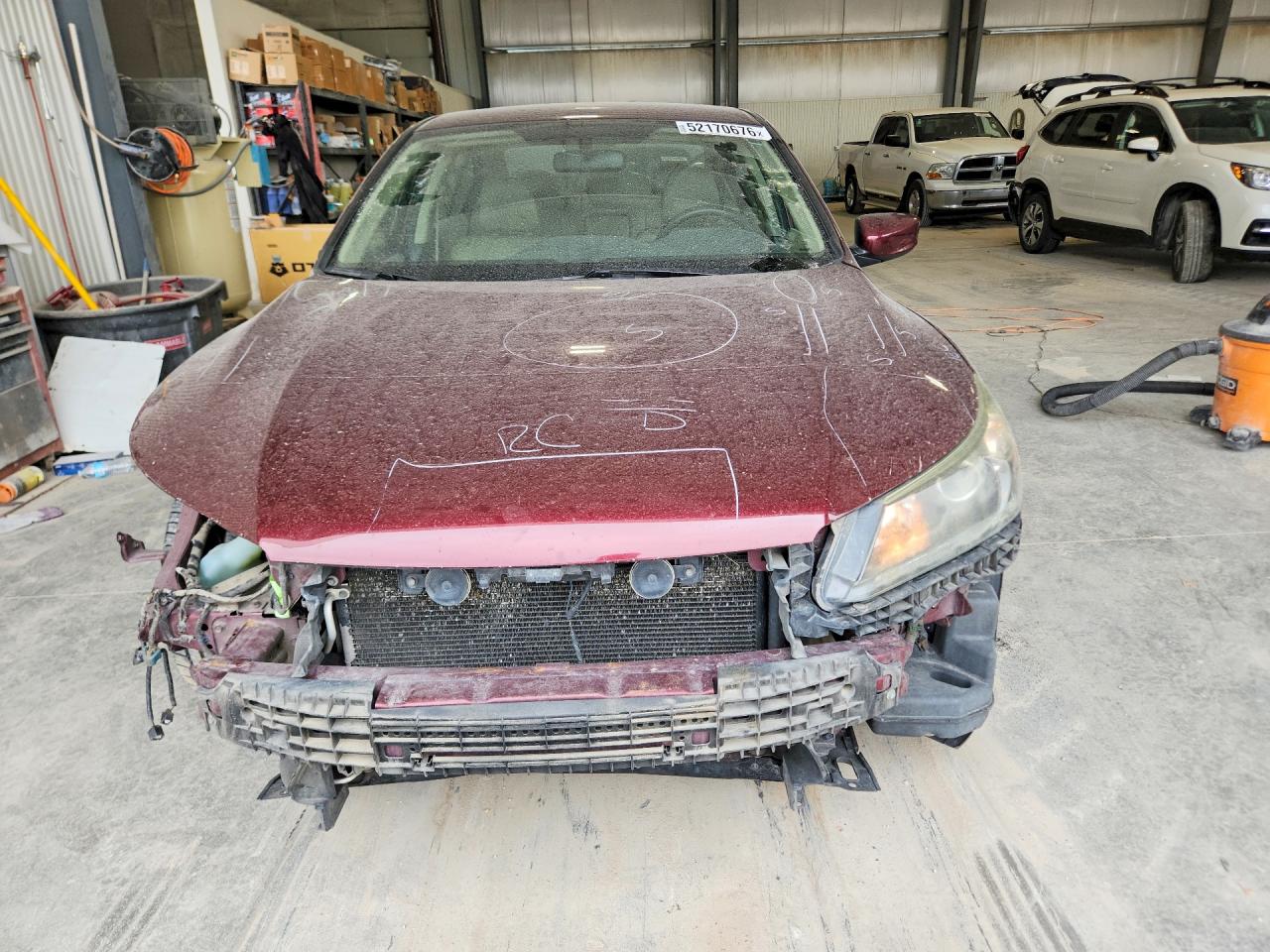 2015 Honda Accord Lx Maroon vin: 1HGCR2F36FA055301