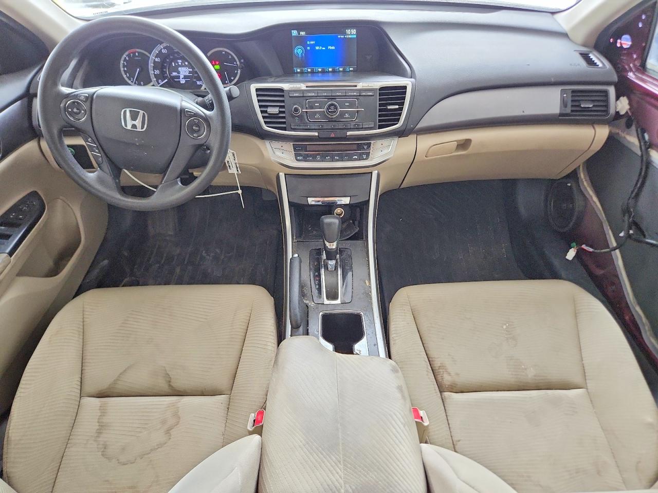 2015 Honda Accord Lx Maroon vin: 1HGCR2F36FA055301