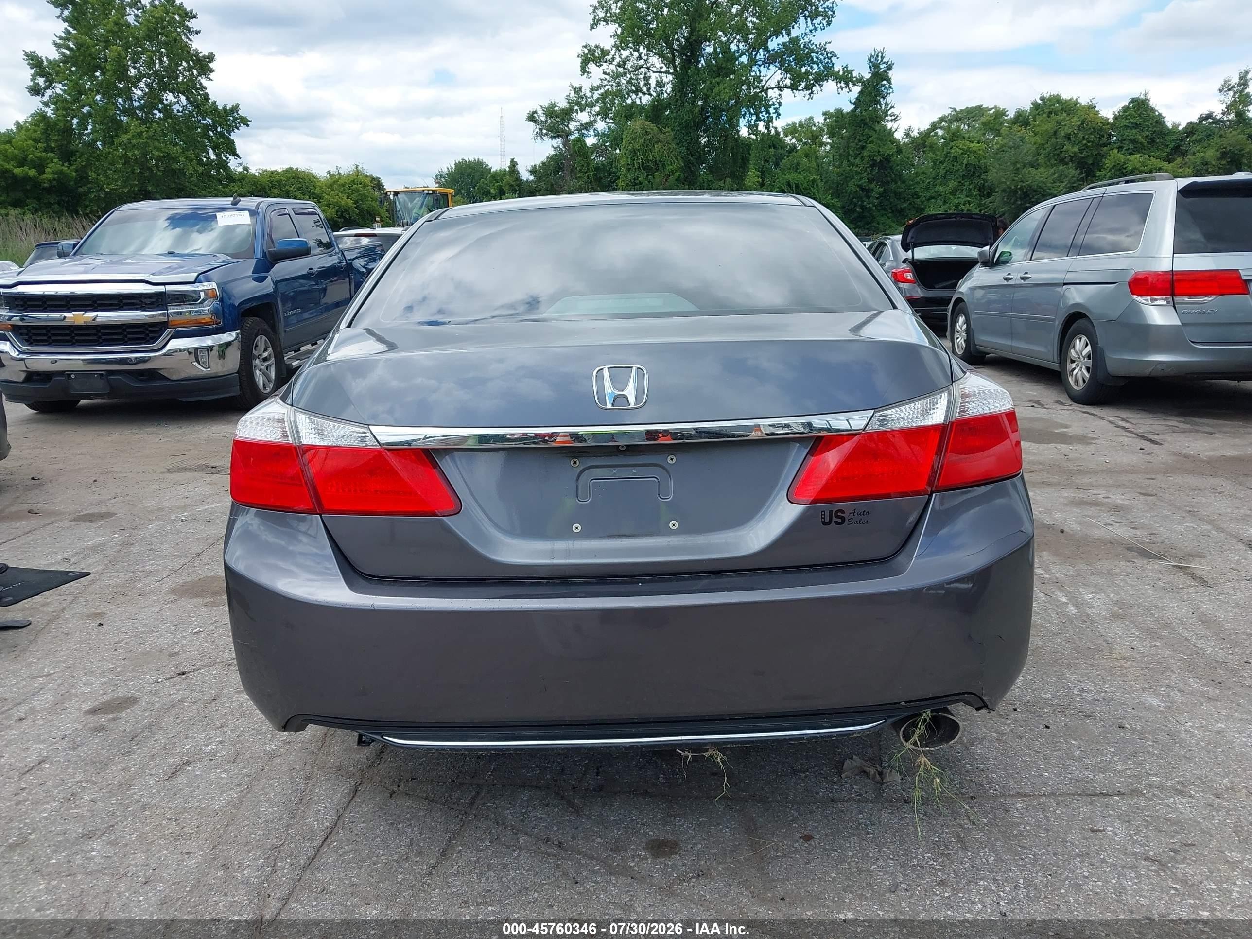 2015 Honda Accord Lx Серый vin: 1HGCR2F36FA075239