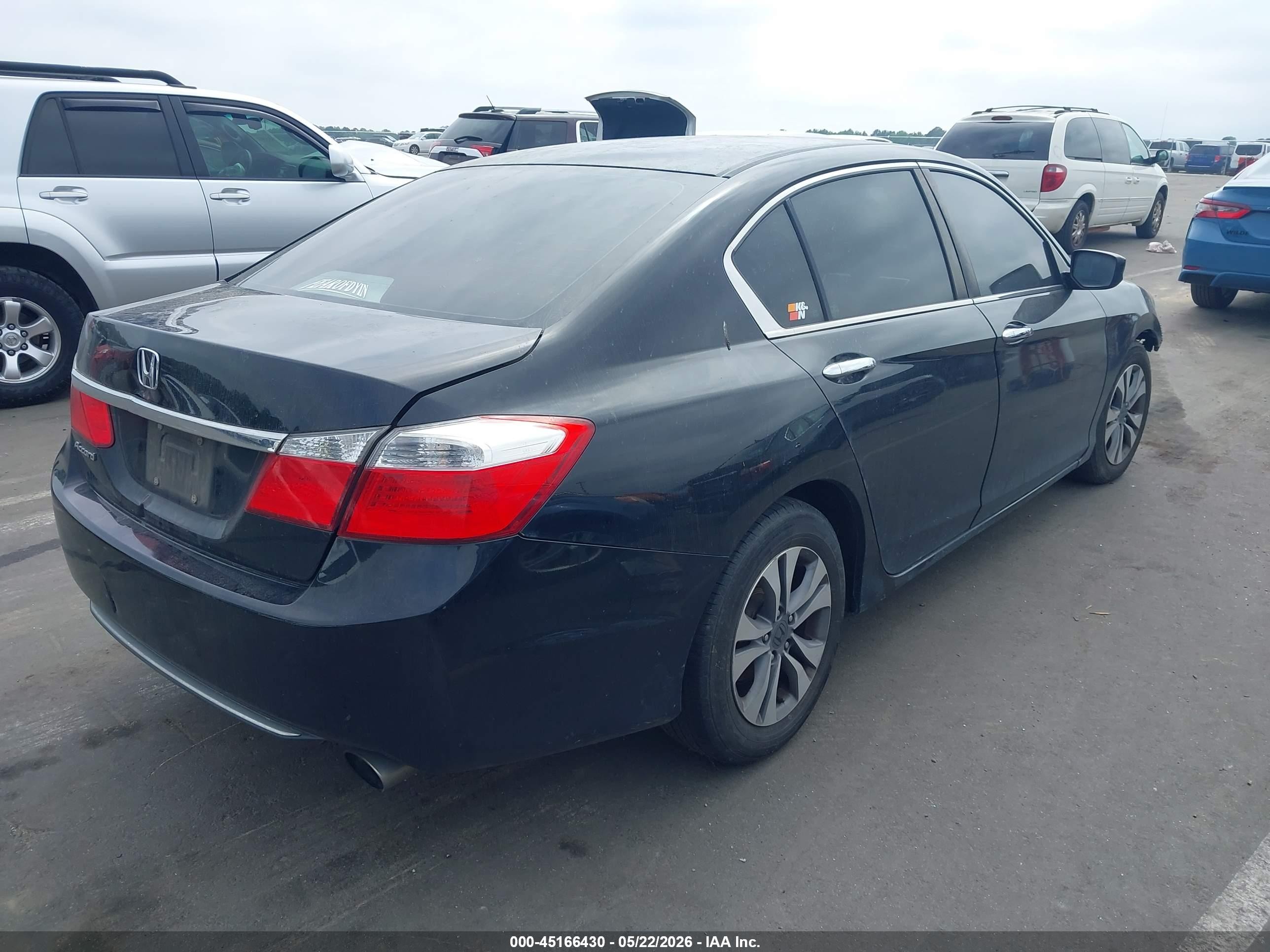 2015 Honda Accord Lx Черный vin: 1HGCR2F36FA078237