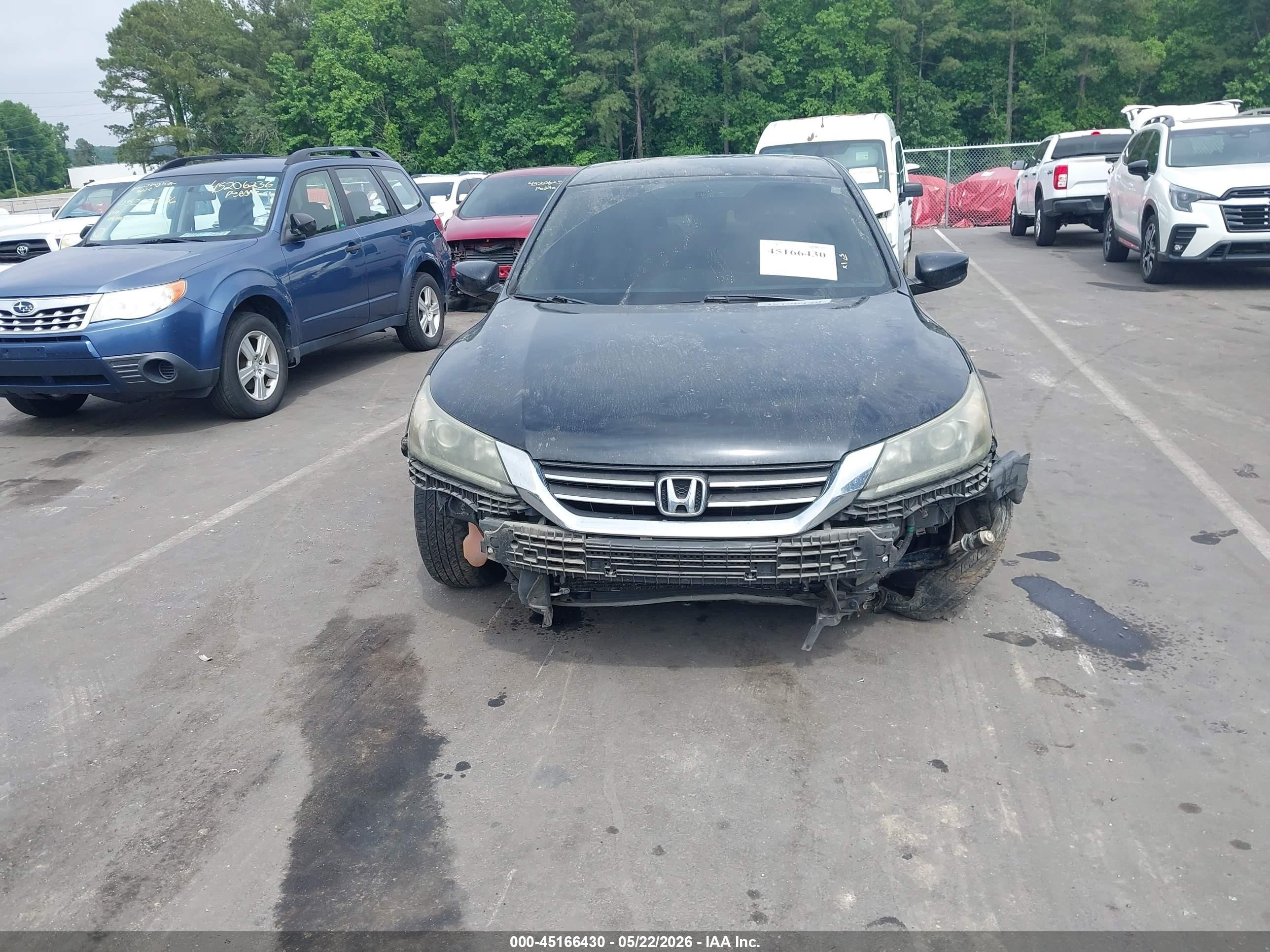 2015 Honda Accord Lx Черный vin: 1HGCR2F36FA078237