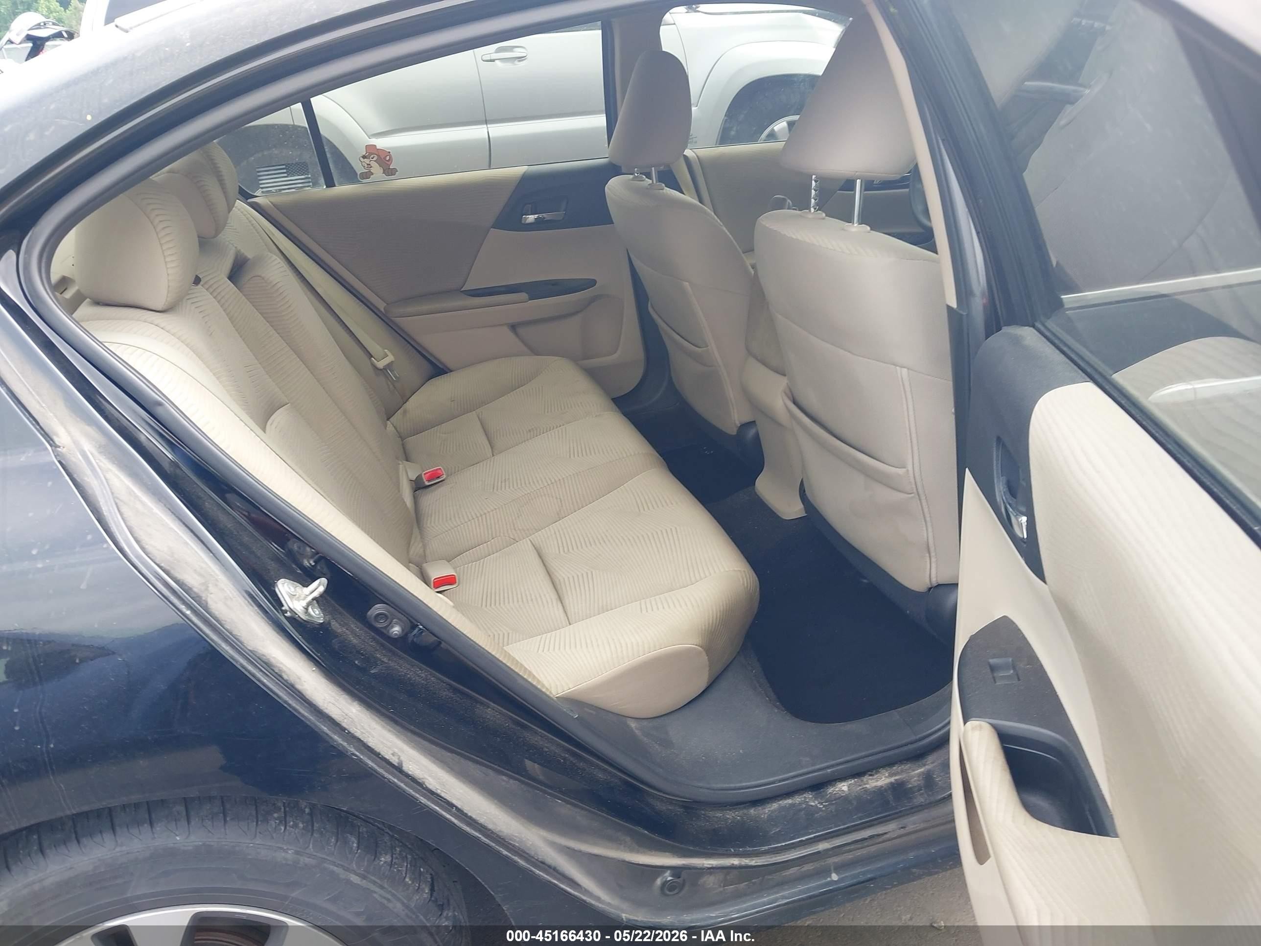 2015 Honda Accord Lx Черный vin: 1HGCR2F36FA078237