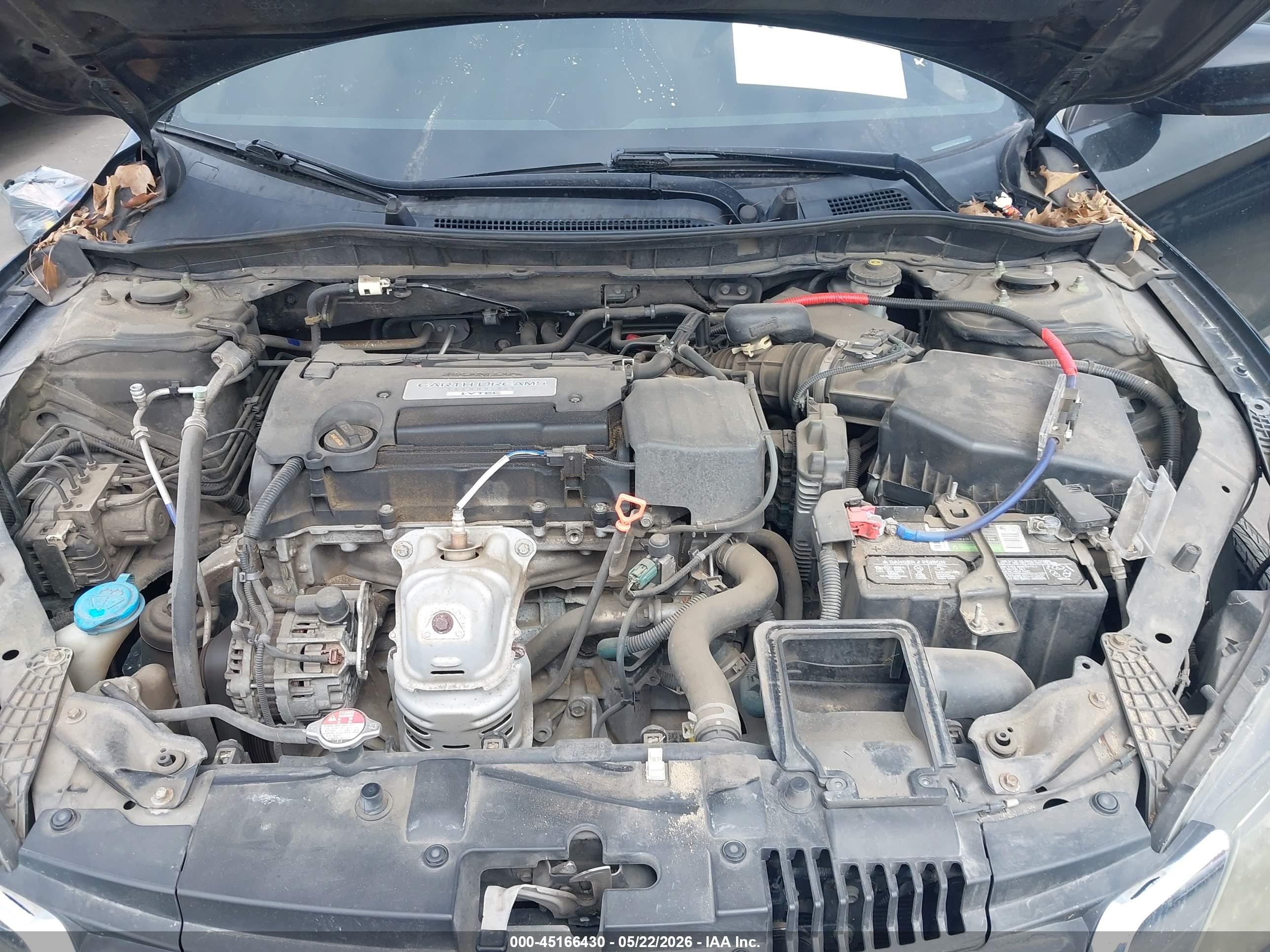 2015 Honda Accord Lx Черный vin: 1HGCR2F36FA078237
