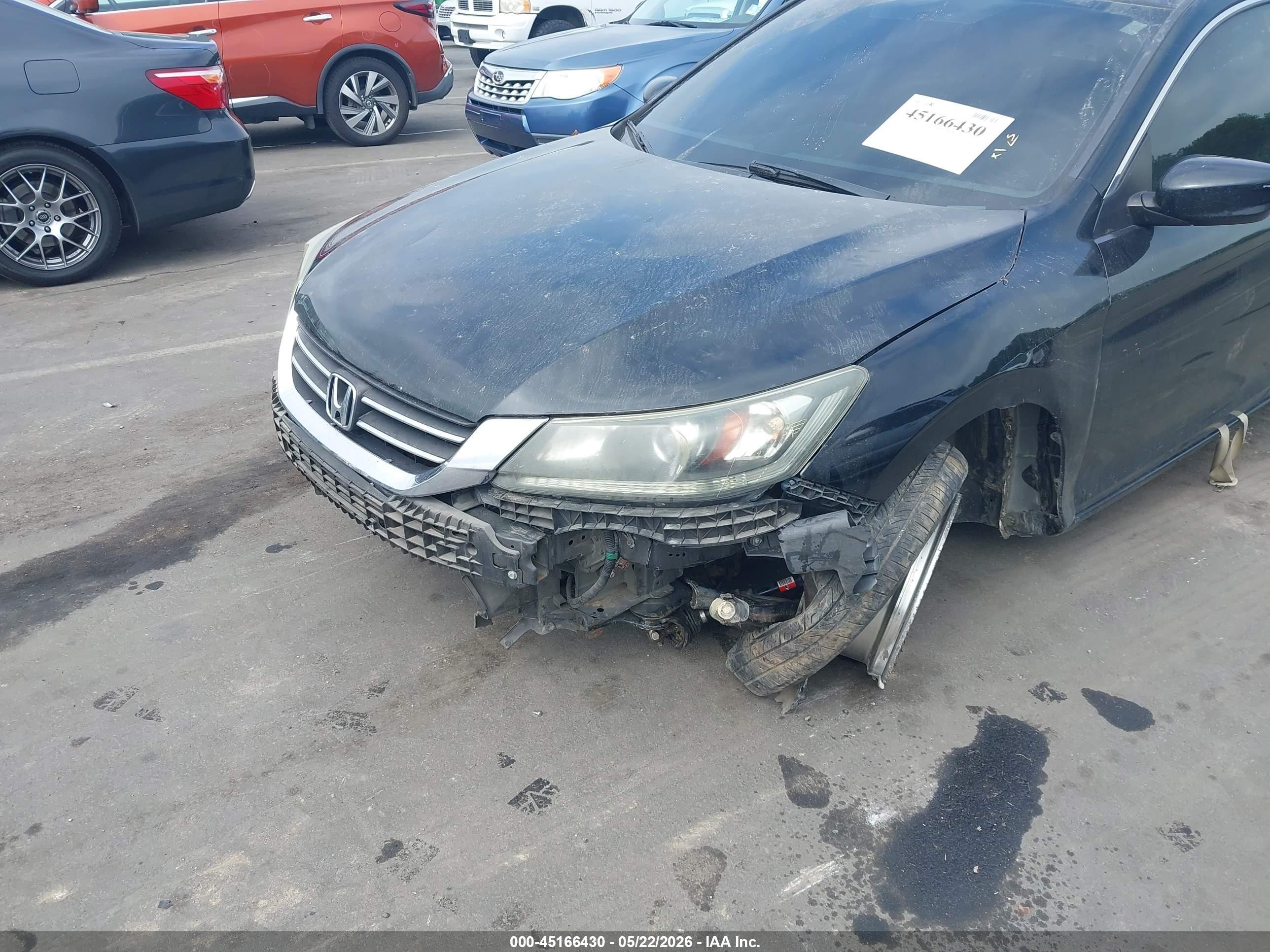 2015 Honda Accord Lx Черный vin: 1HGCR2F36FA078237
