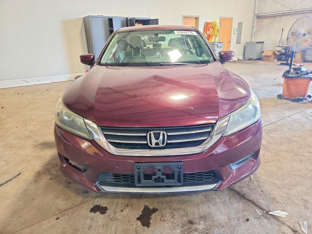 2015 Honda Accord Lx Burgundy vin: 1HGCR2F36FA133754