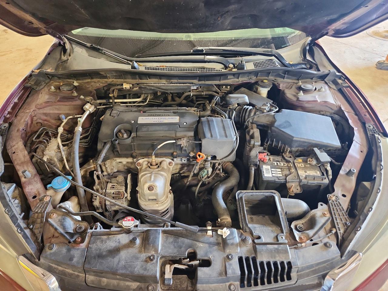 2015 Honda Accord Lx Burgundy vin: 1HGCR2F36FA133754