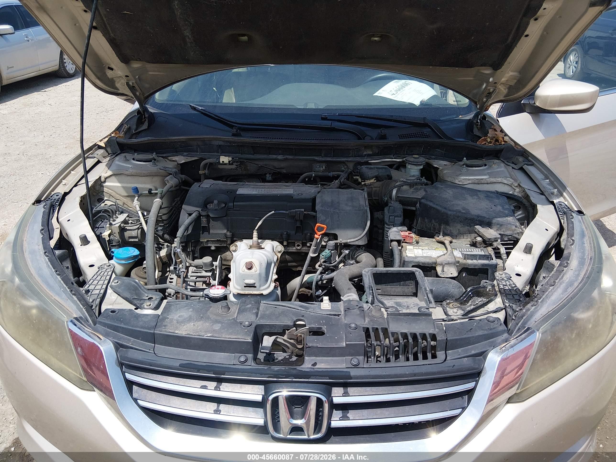2015 Honda Accord Lx Tan vin: 1HGCR2F36FA140557
