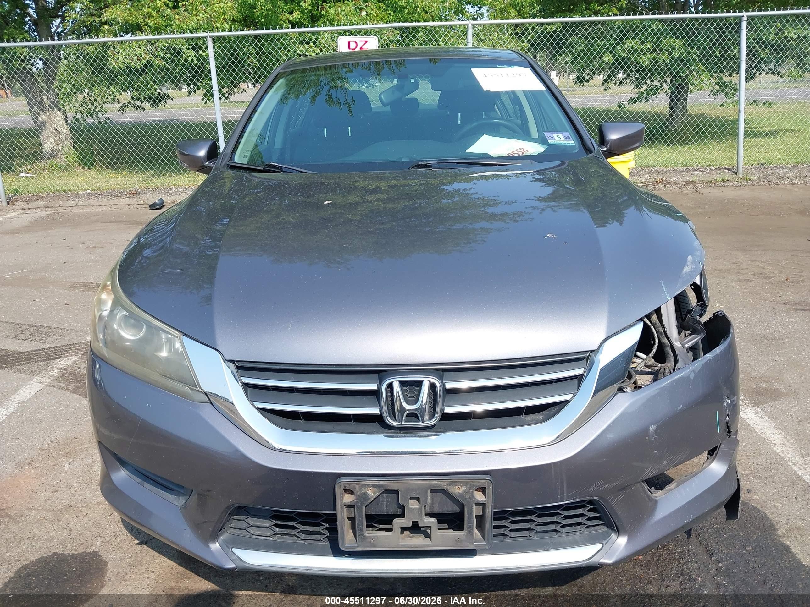 2015 Honda Accord Lx Gray vin: 1HGCR2F36FA150408