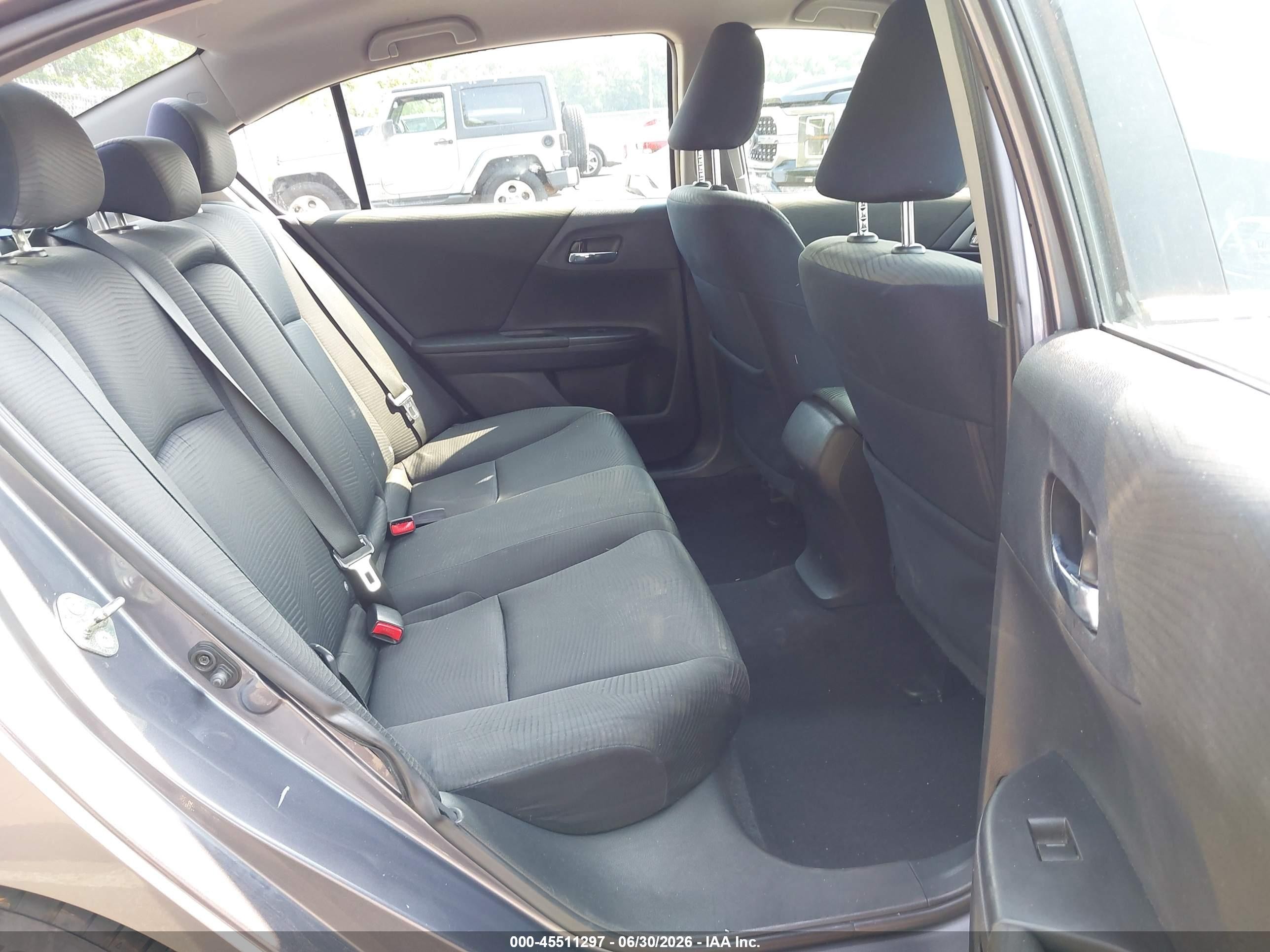 2015 Honda Accord Lx Gray vin: 1HGCR2F36FA150408