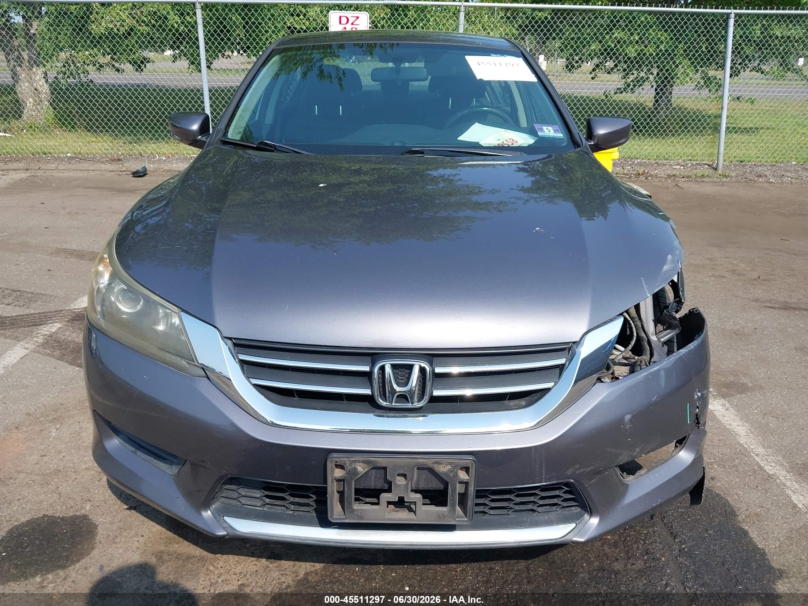 2015 Honda Accord Lx Gray vin: 1HGCR2F36FA150408