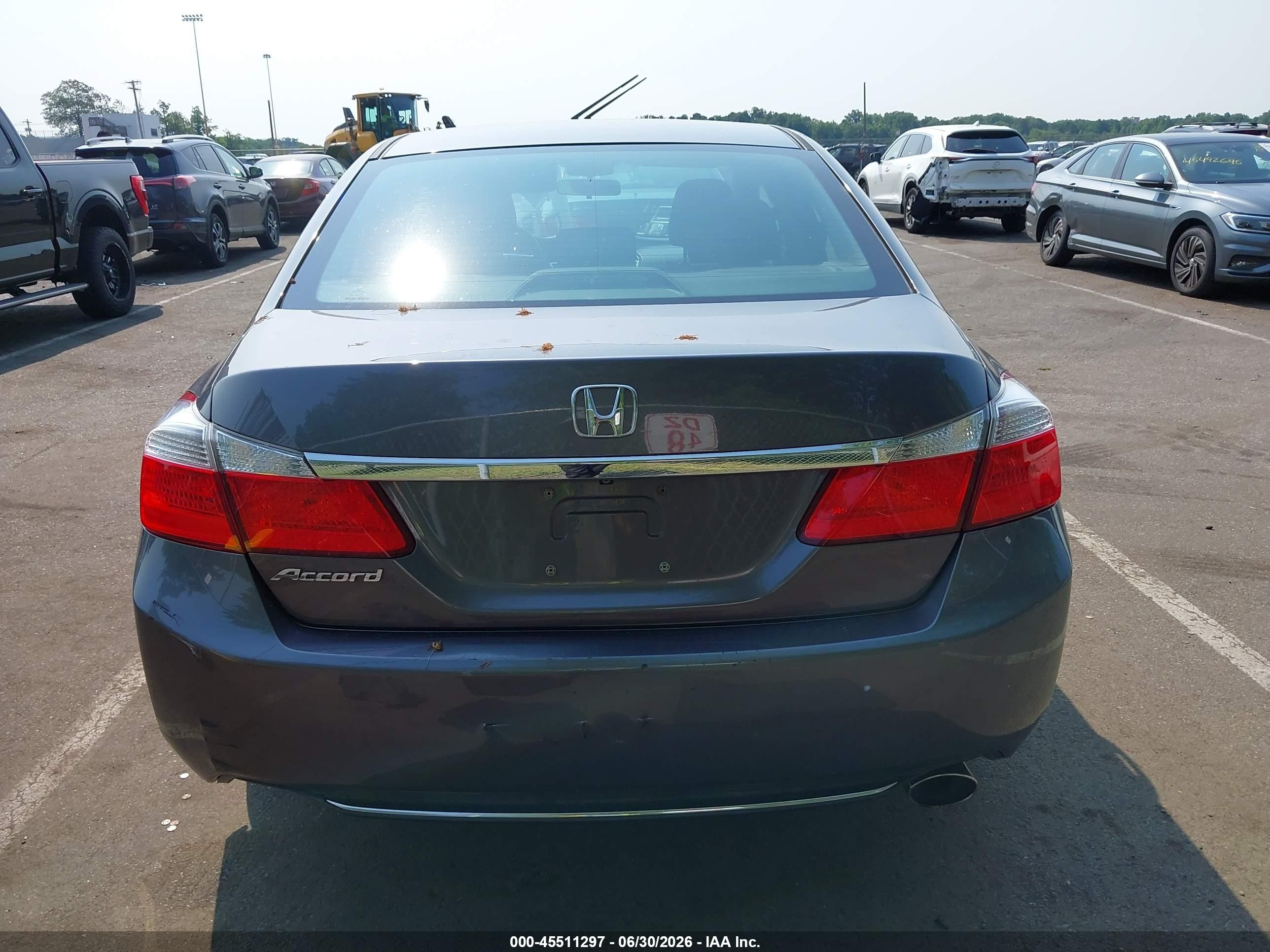 2015 Honda Accord Lx Gray vin: 1HGCR2F36FA150408