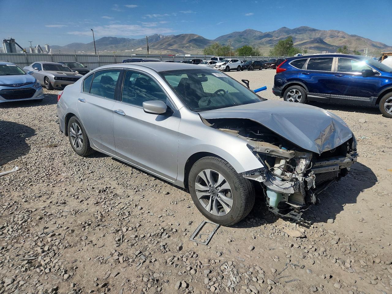 2015 Honda Accord Lx Silver vin: 1HGCR2F36FA154457