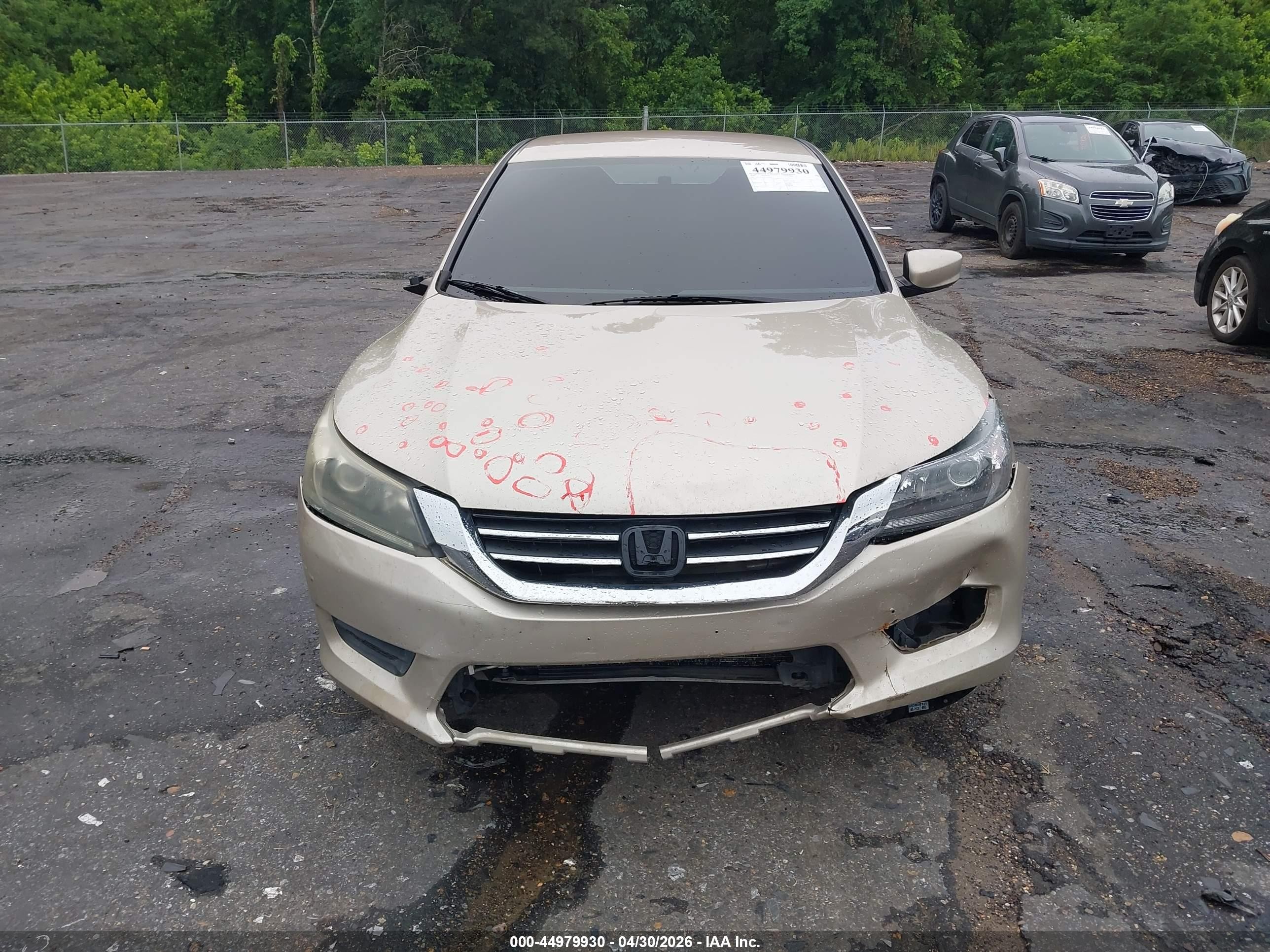 2015 Honda Accord Lx Tan vin: 1HGCR2F36FA156838