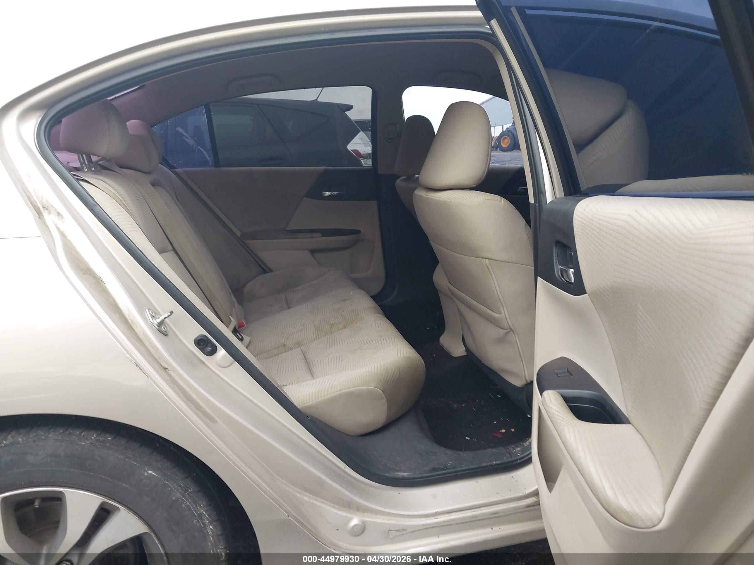 2015 Honda Accord Lx Tan vin: 1HGCR2F36FA156838