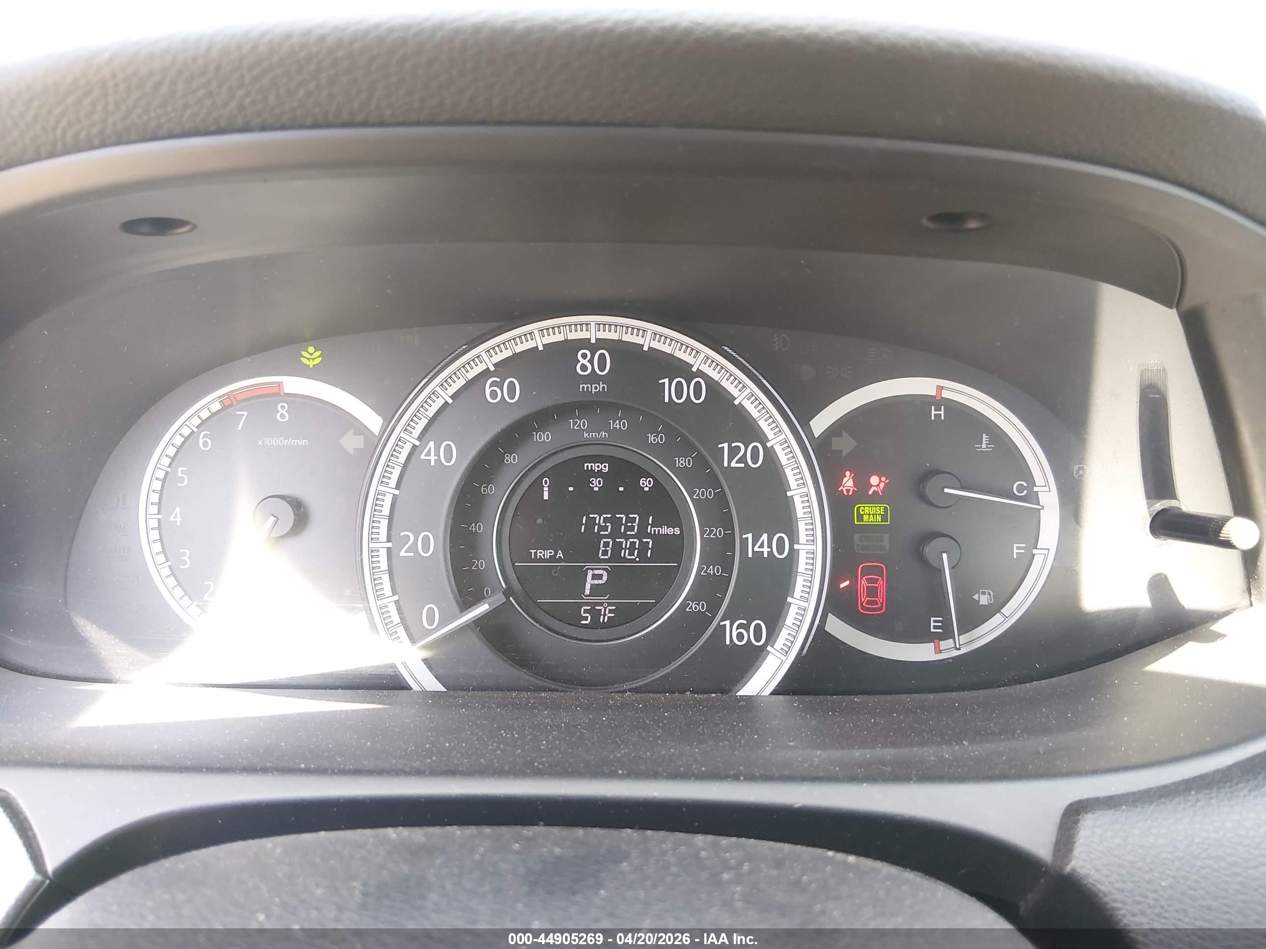 2015 Honda Accord Lx Gray vin: 1HGCR2F36FA158881