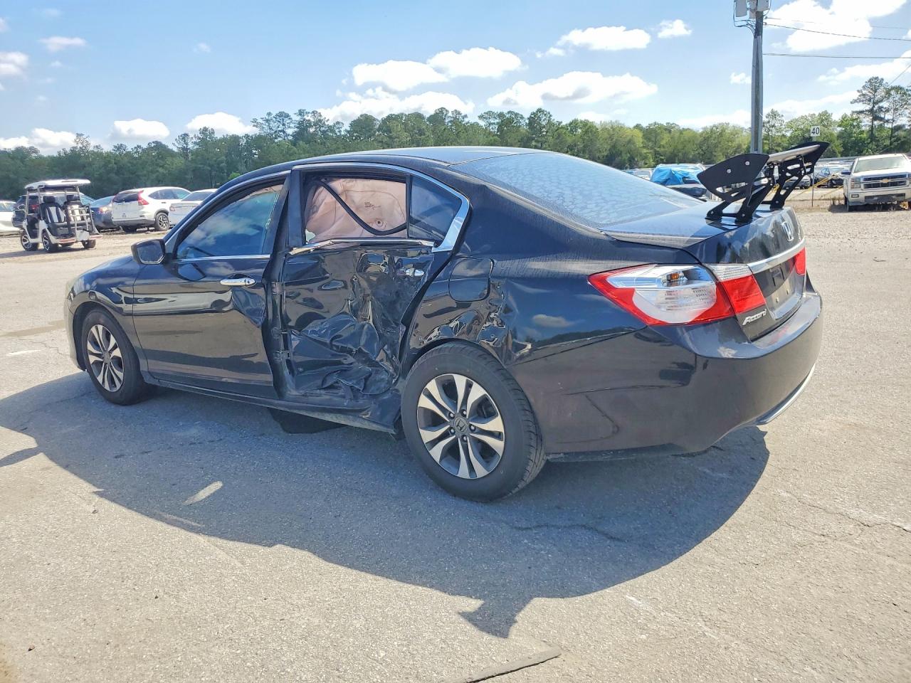 2015 Honda Accord Lx Black vin: 1HGCR2F36FA161098
