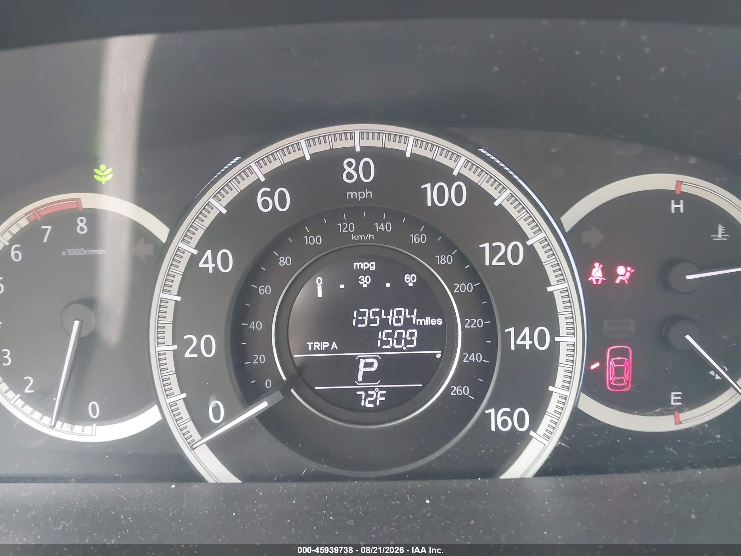 2015 Honda Accord Lx Серый vin: 1HGCR2F36FA166818