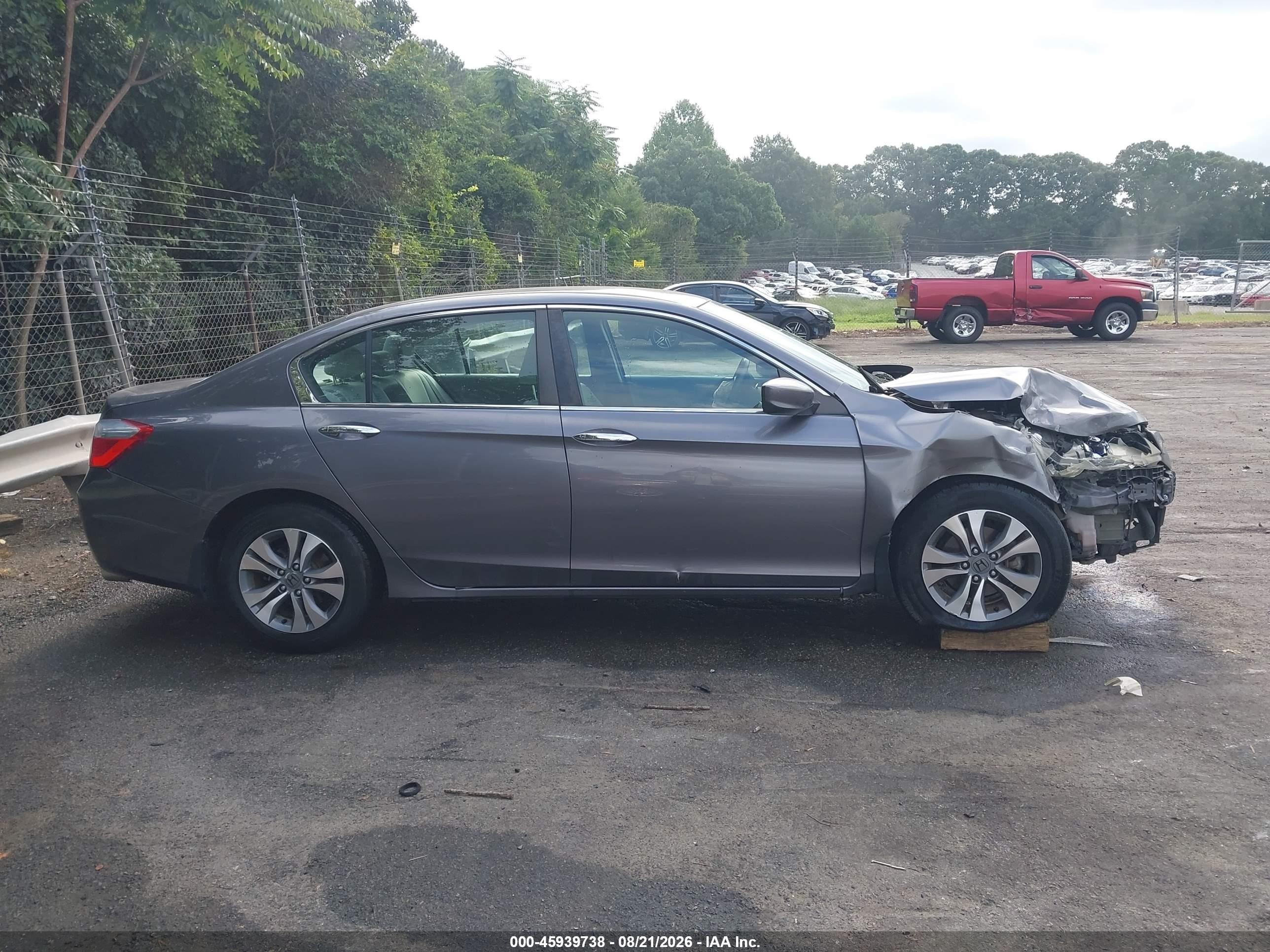 2015 Honda Accord Lx Серый vin: 1HGCR2F36FA166818