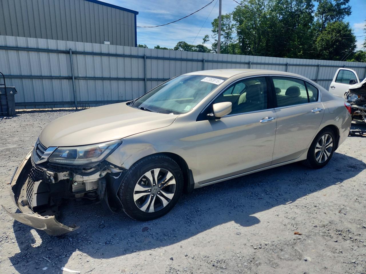2015 Honda Accord Lx Beige vin: 1HGCR2F36FA169329