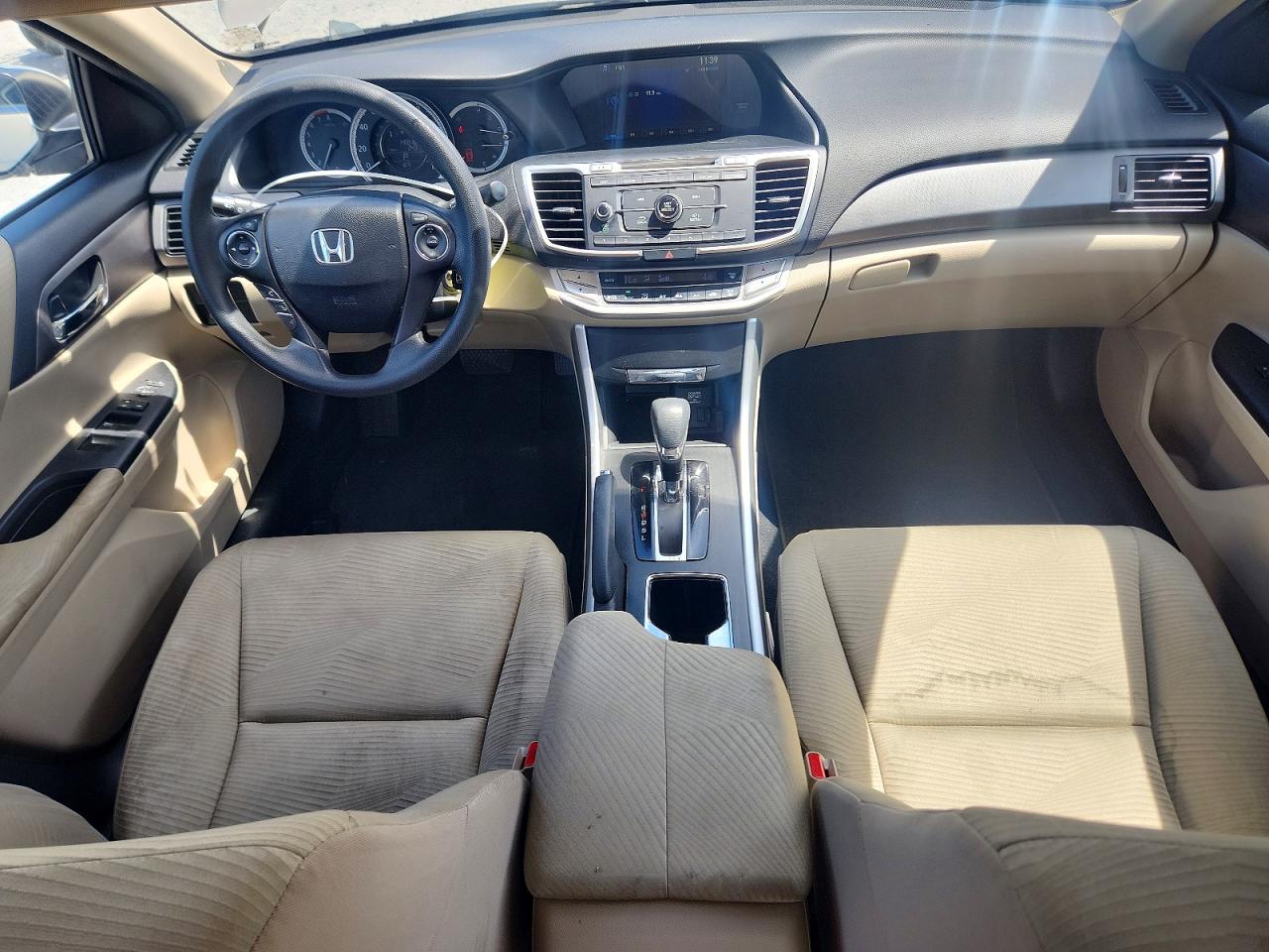 2015 Honda Accord Lx Beige vin: 1HGCR2F36FA169329