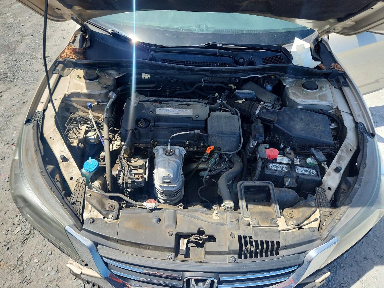 2015 Honda Accord Lx Beige vin: 1HGCR2F36FA169329