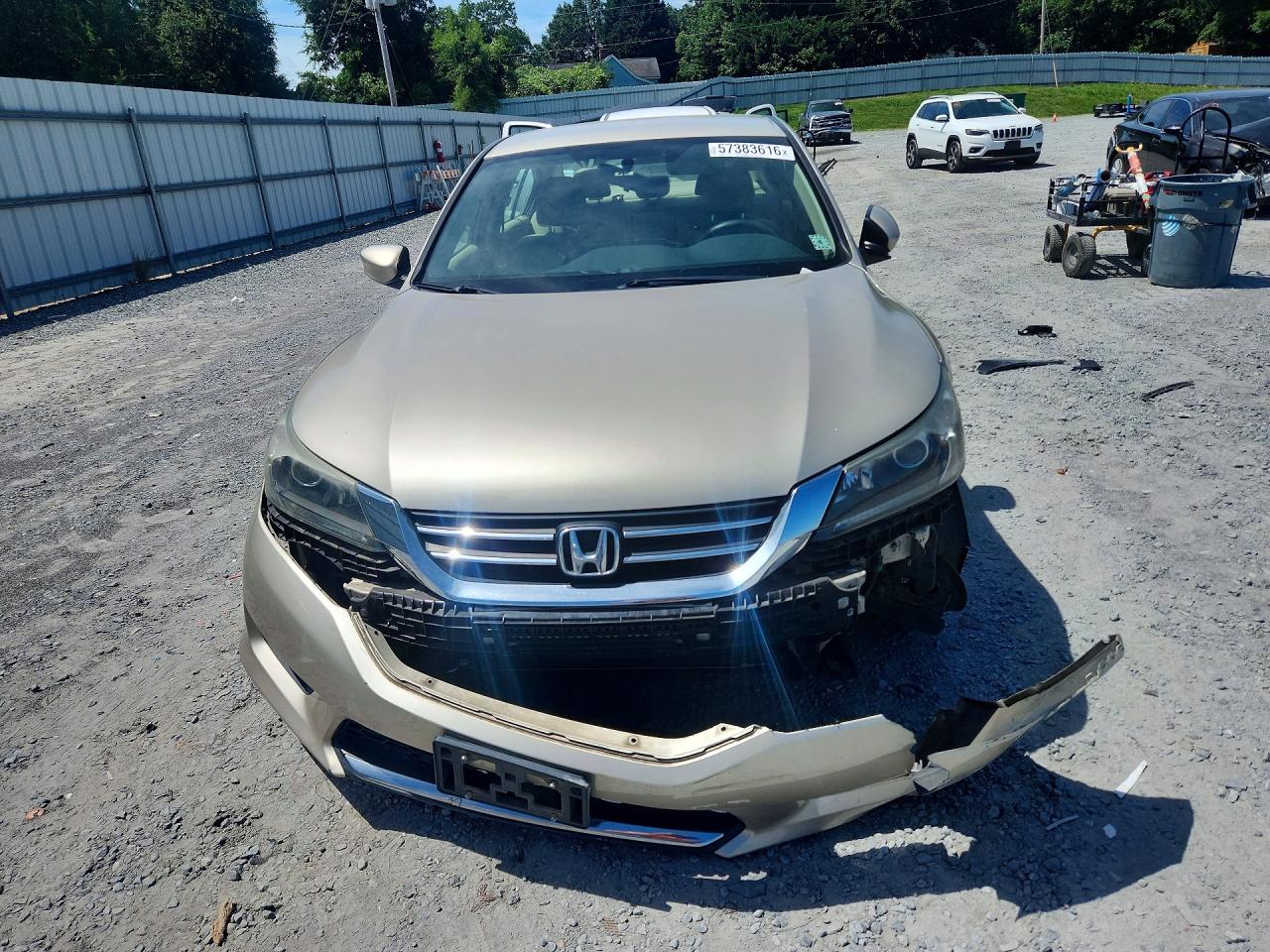 2015 Honda Accord Lx Beige vin: 1HGCR2F36FA169329