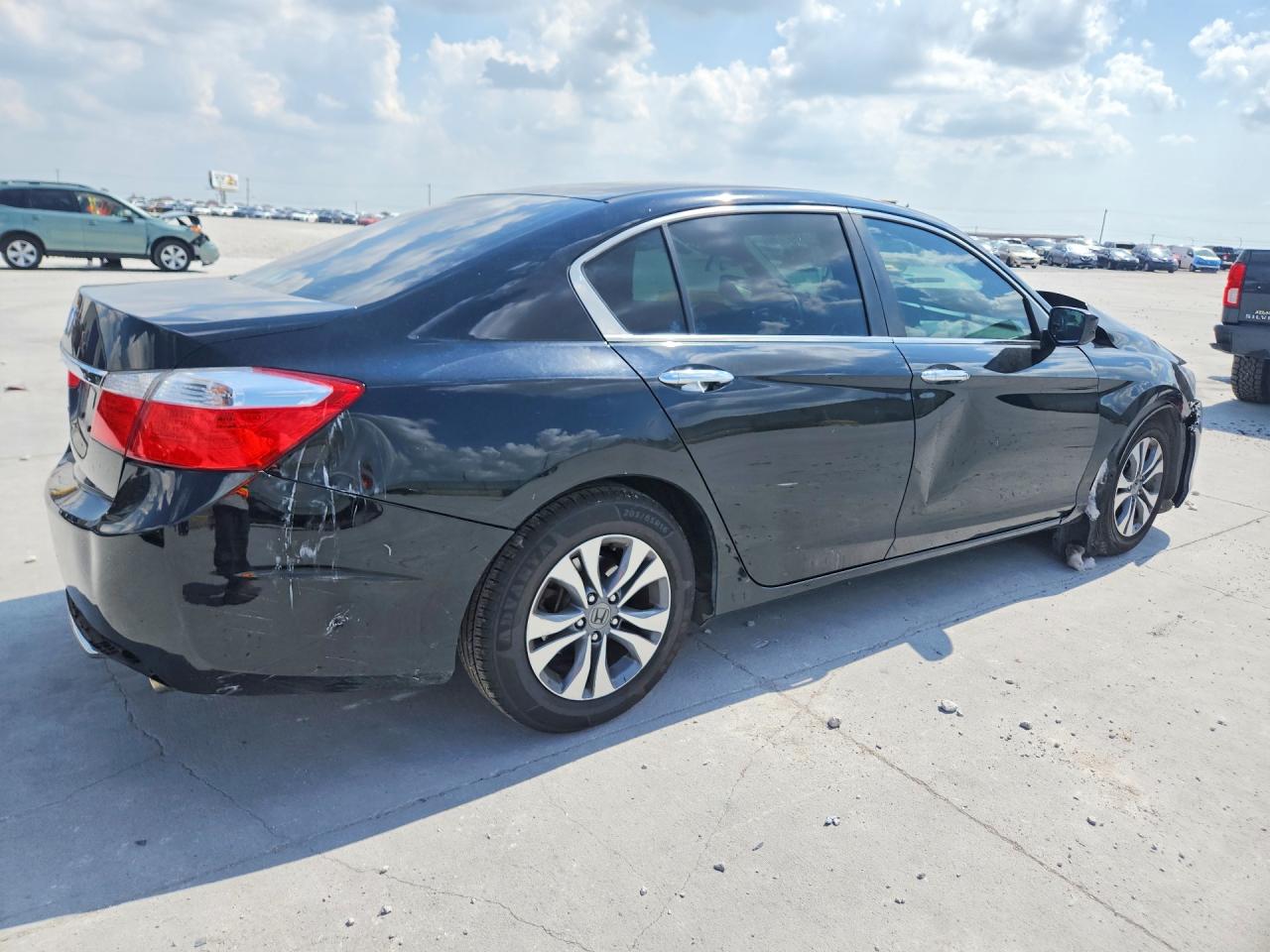 2015 Honda Accord Lx Black vin: 1HGCR2F36FA180573