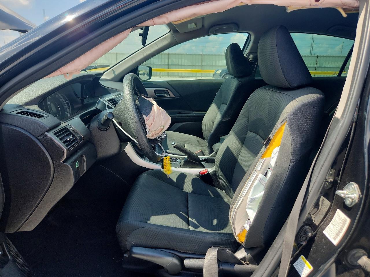 2015 Honda Accord Lx Black vin: 1HGCR2F36FA180573