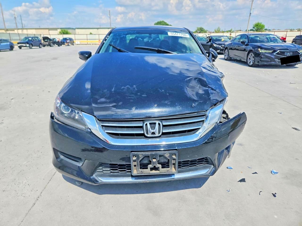 2015 Honda Accord Lx Black vin: 1HGCR2F36FA180573