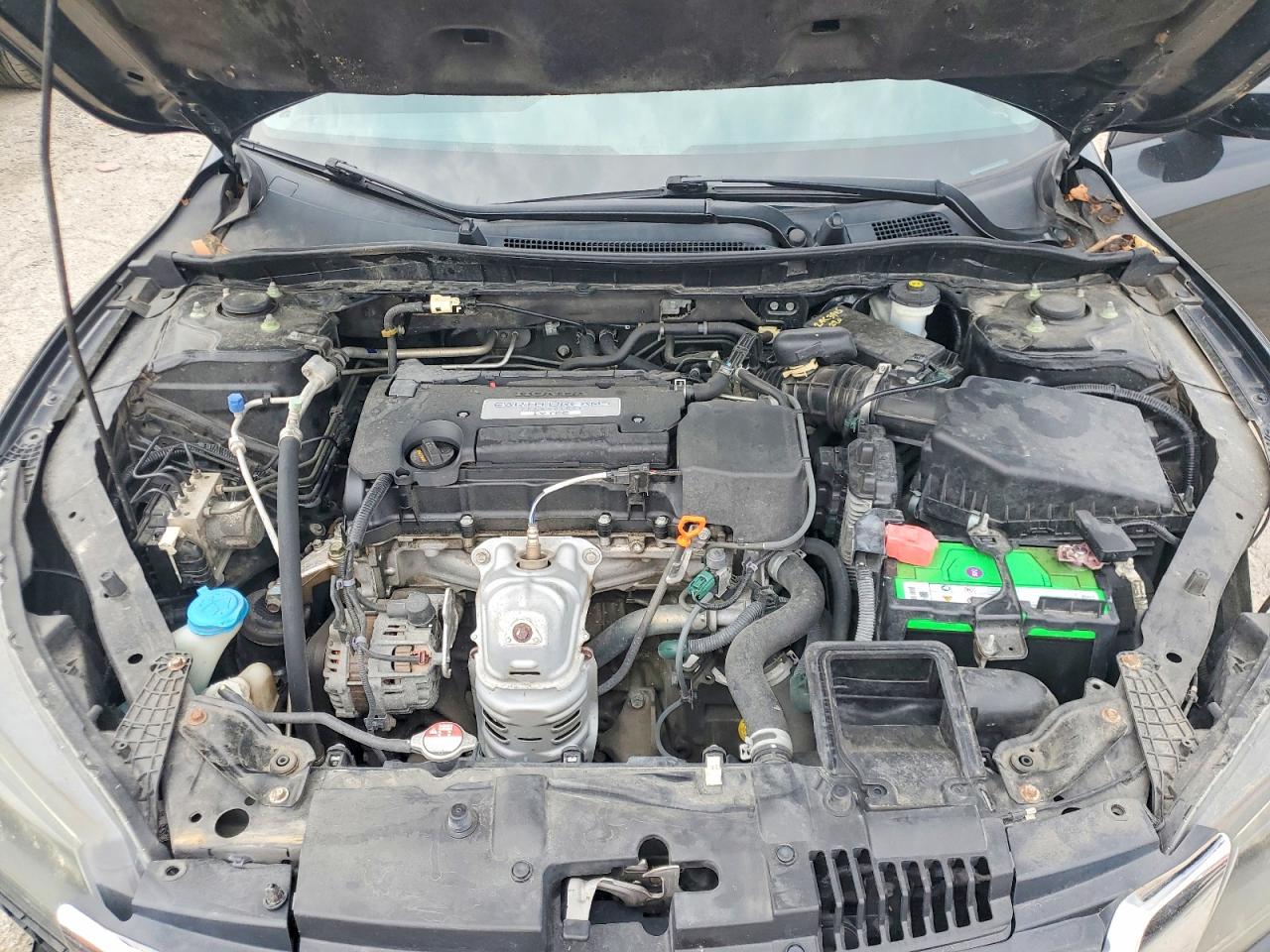 2015 Honda Accord Lx Black vin: 1HGCR2F36FA183005