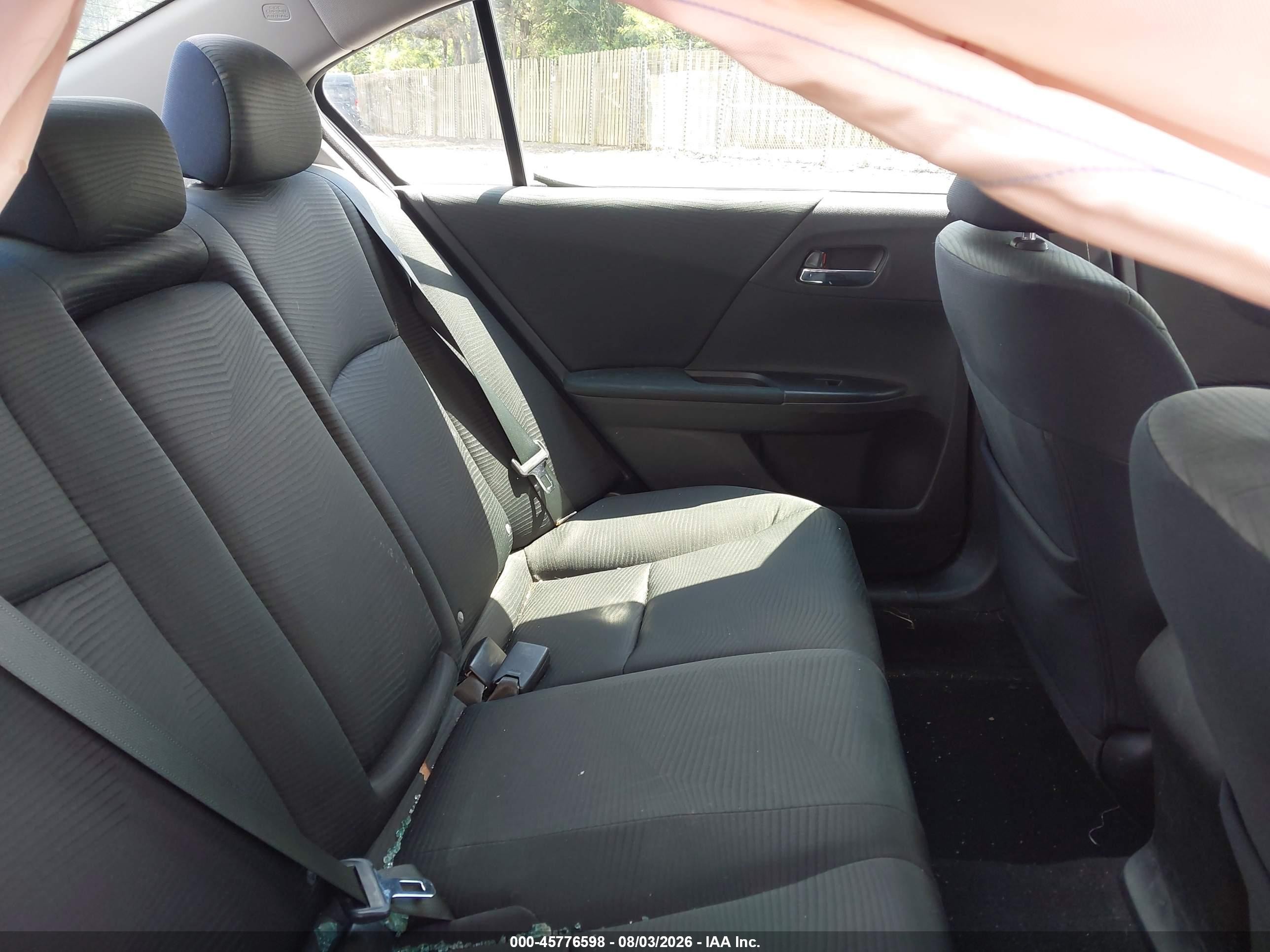 2015 Honda Accord Lx Gray vin: 1HGCR2F36FA183943